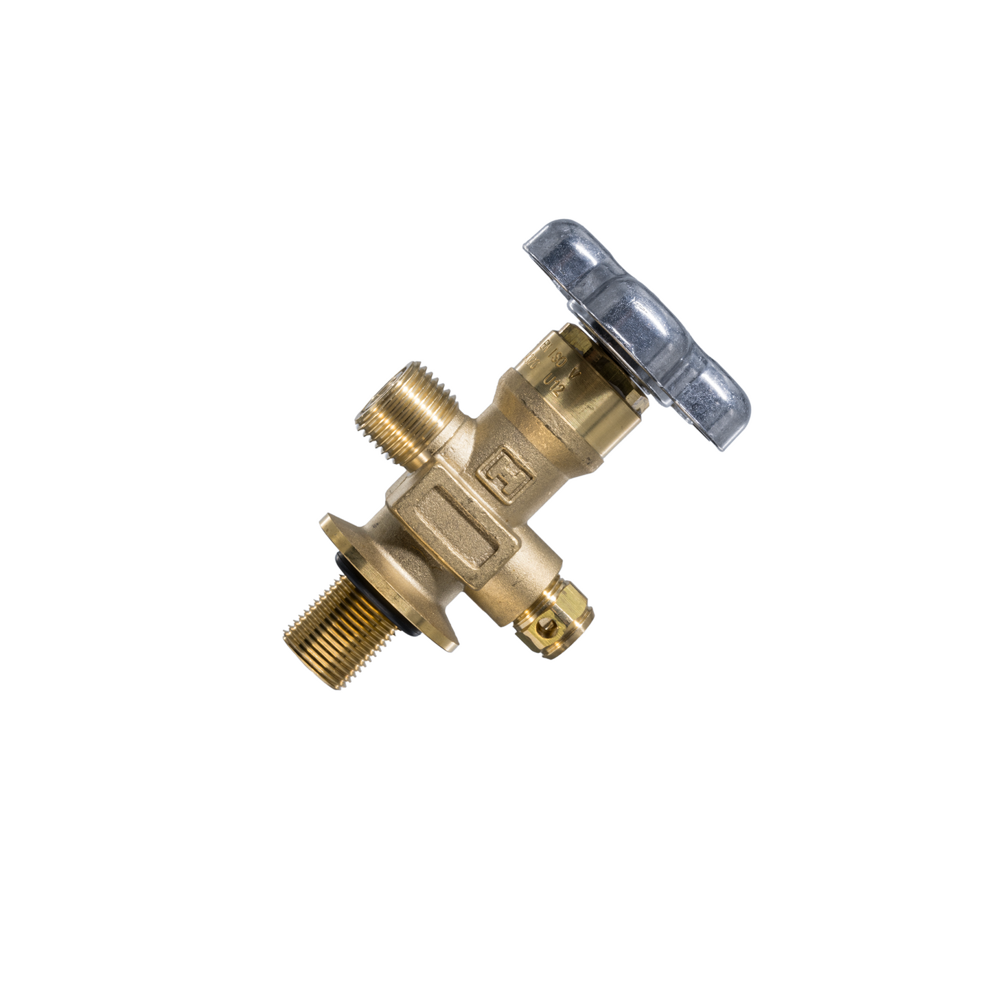 2.5lb Aluminum and 5lb Composite Brass CO2 Bottle Valve - CGA 320 / .750-16 Bottle Thread