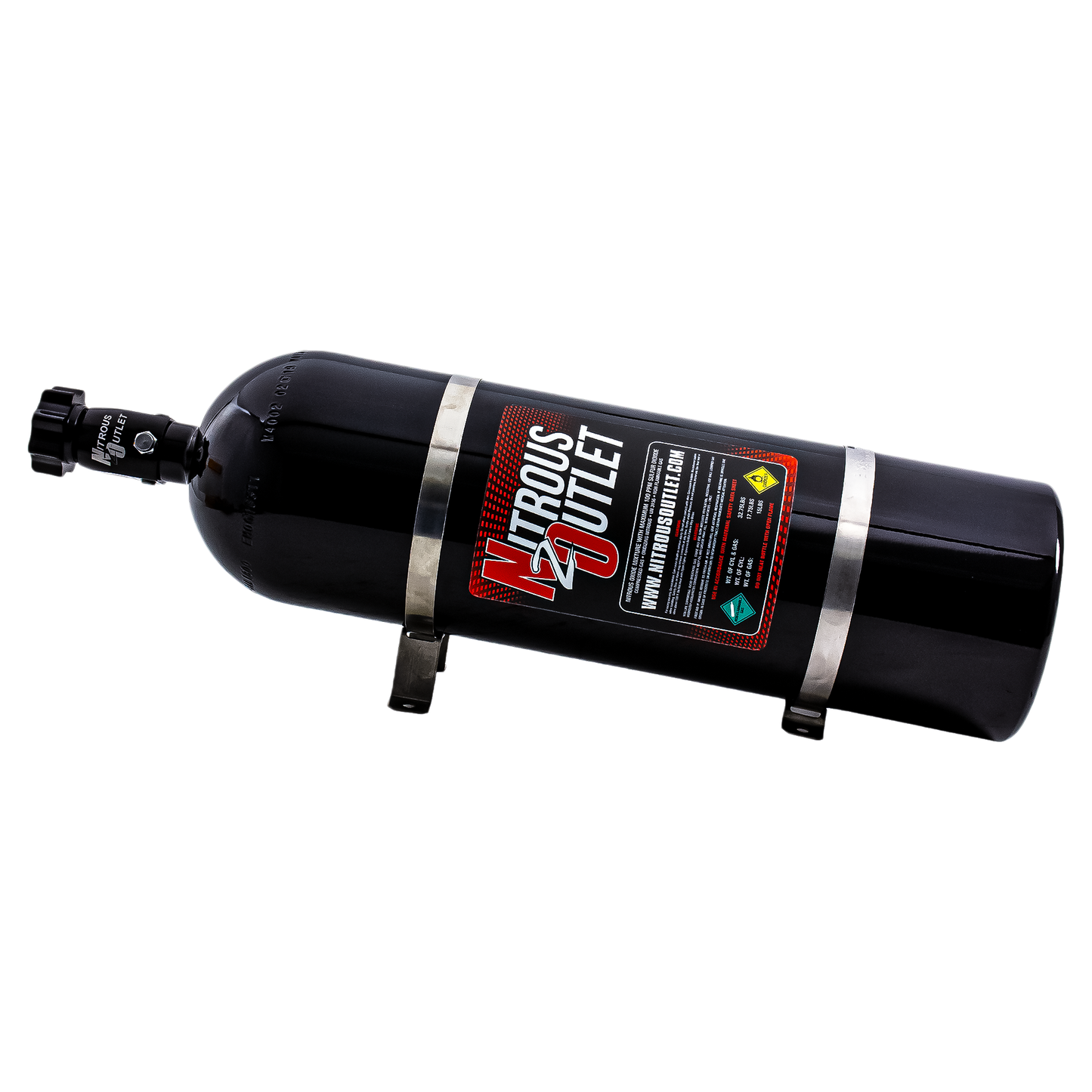Standard 10lb/15lb Stainless Nitrous Bottle Bracket
