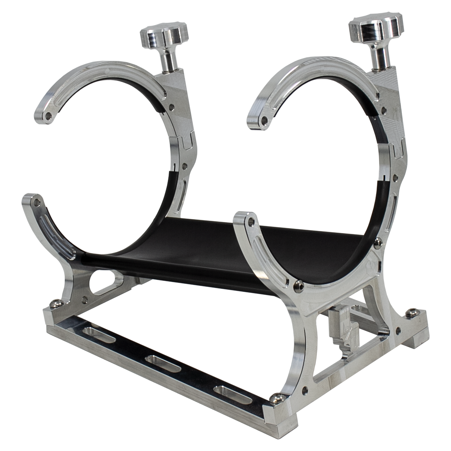 Billet Heated Nitrous Bottle Bracket With Rubber Bottle Isolators