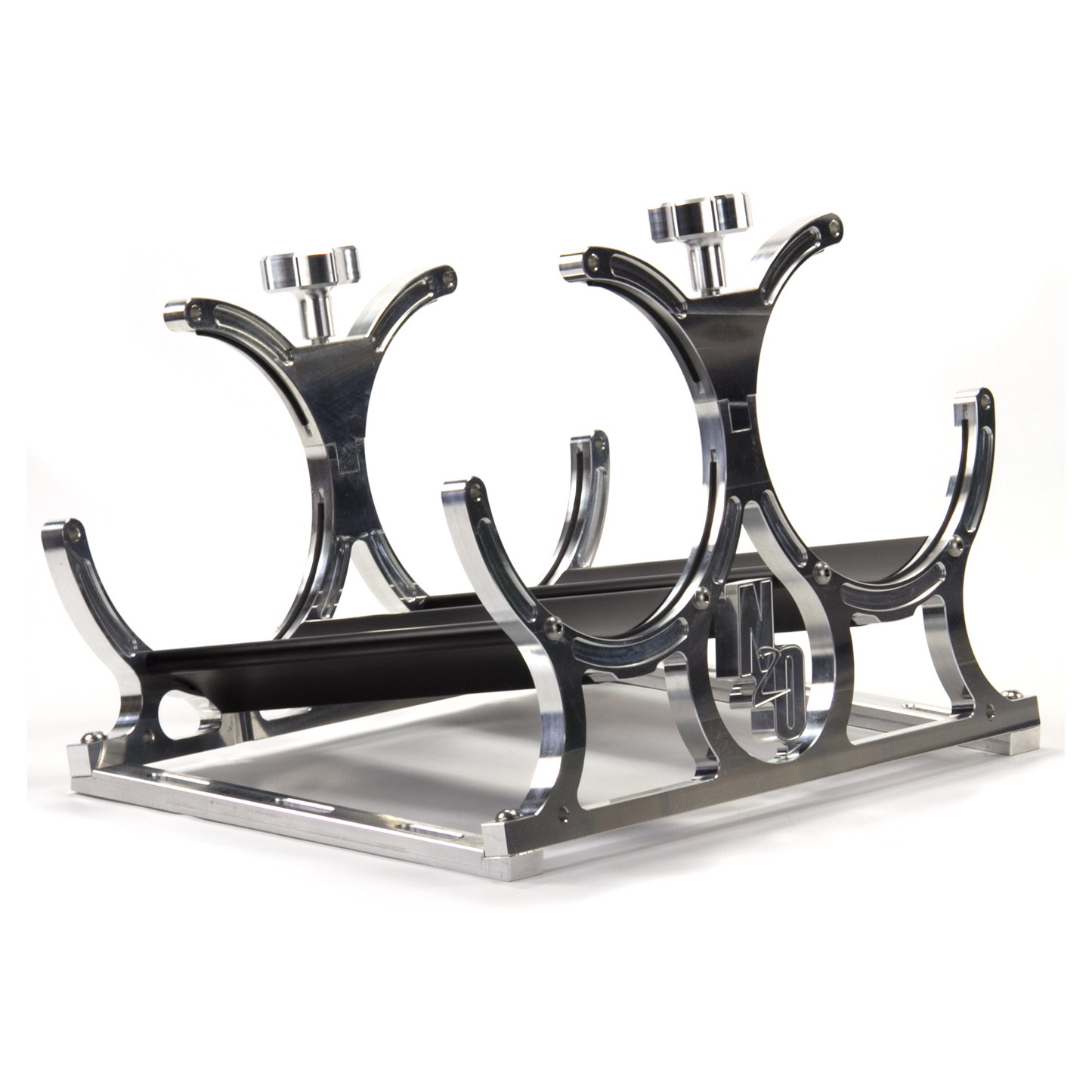 Dual Billet Aluminum Heated Bottle Bracket with Pressure Activation Switch