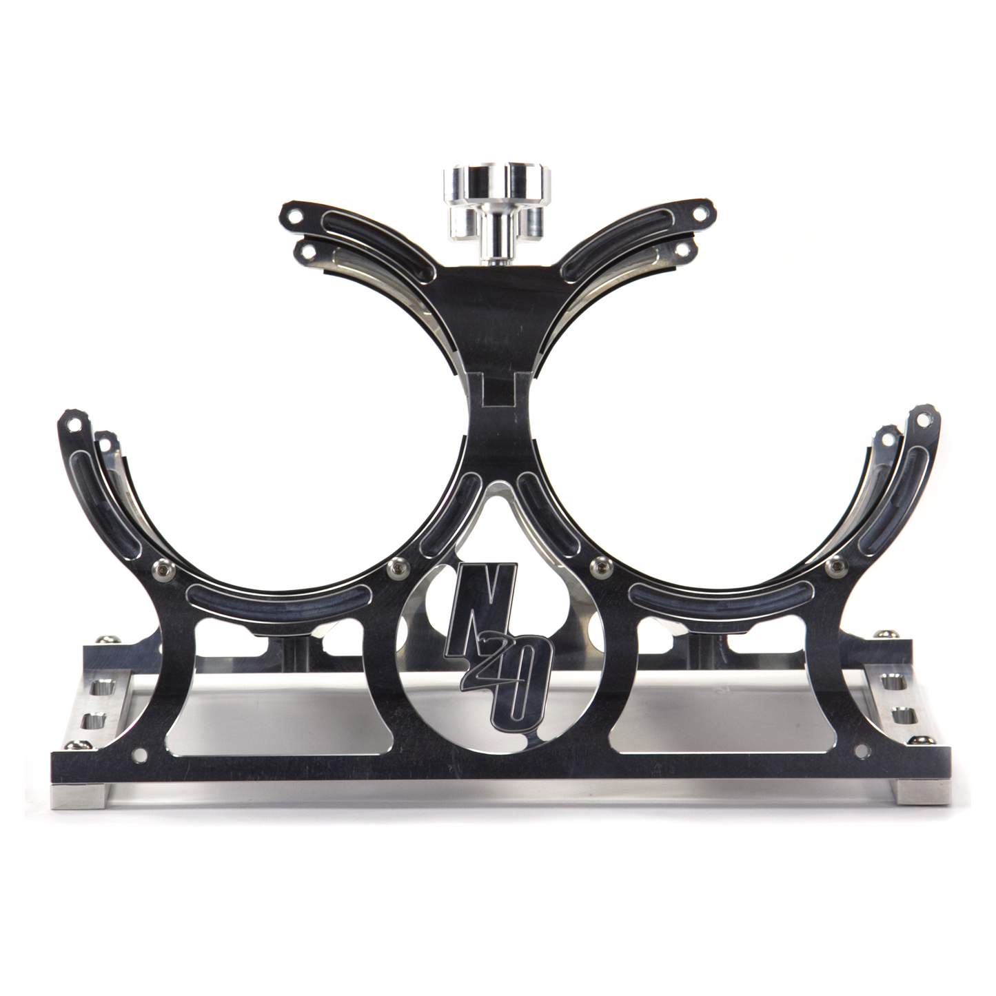 Dual Billet Aluminum Heated Bottle Bracket with Pressure Activation Switch