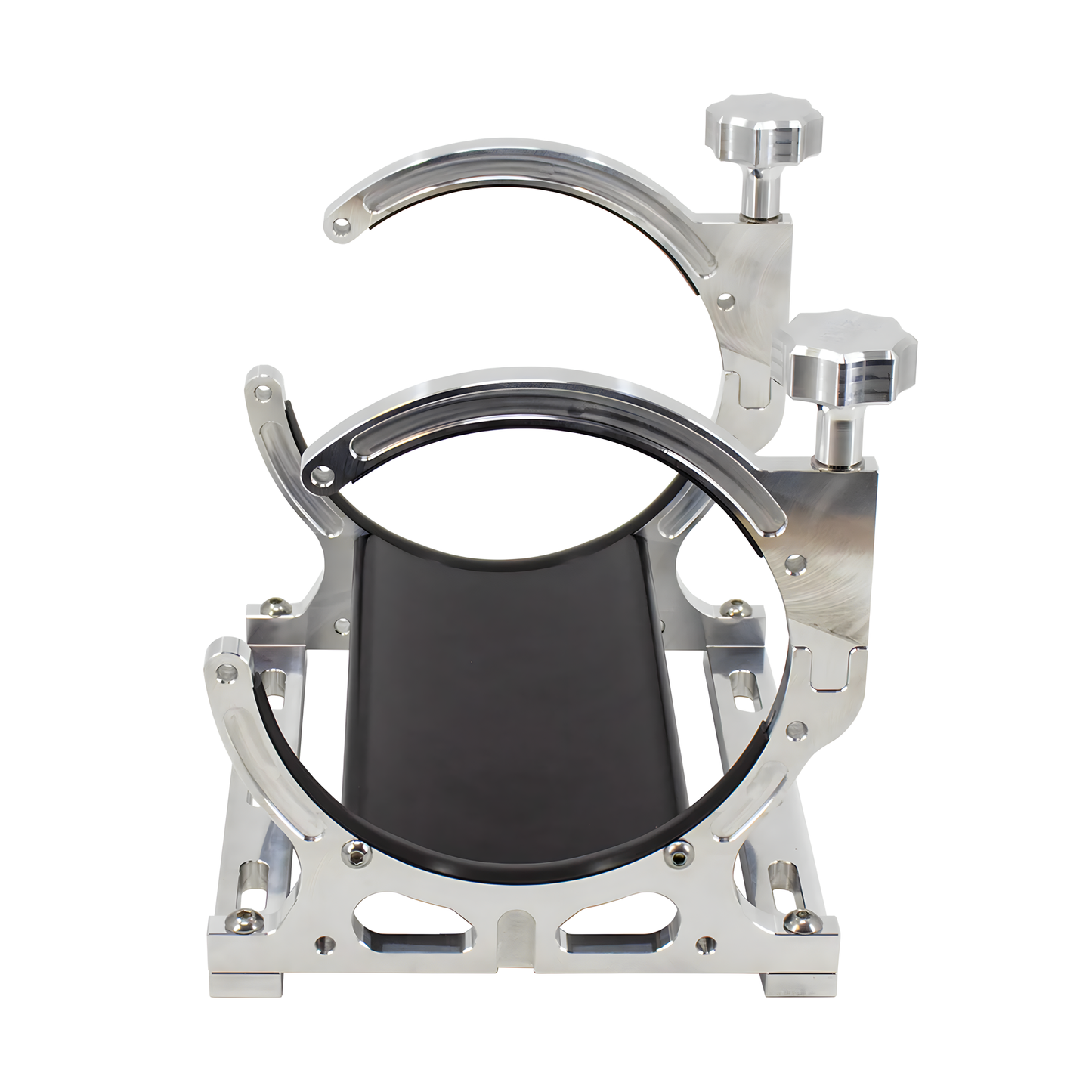 Vertical Billet Heated Nitrous Bottle Bracket With Rubber Bottle Isolators