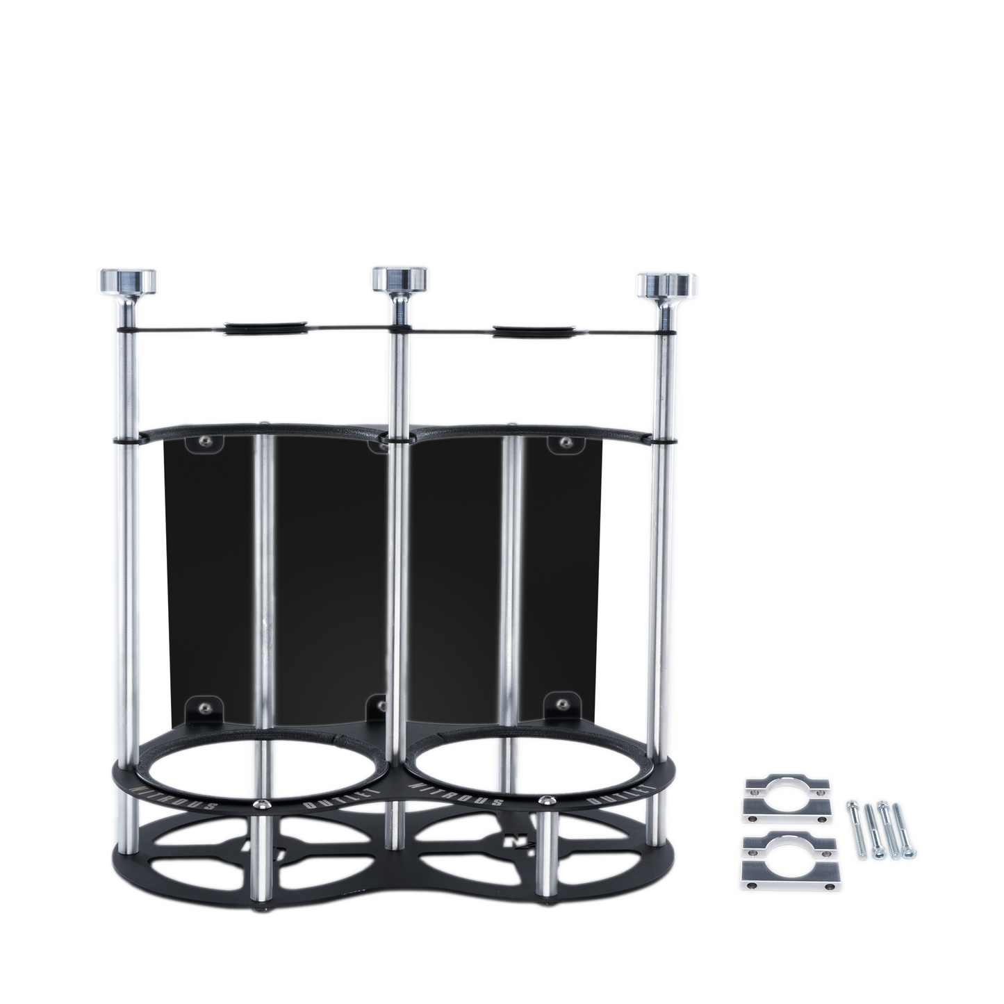 Race-Light Dual Bottle Bracket - Roll Bar Mount (10lb, 12lb, and 15lb)