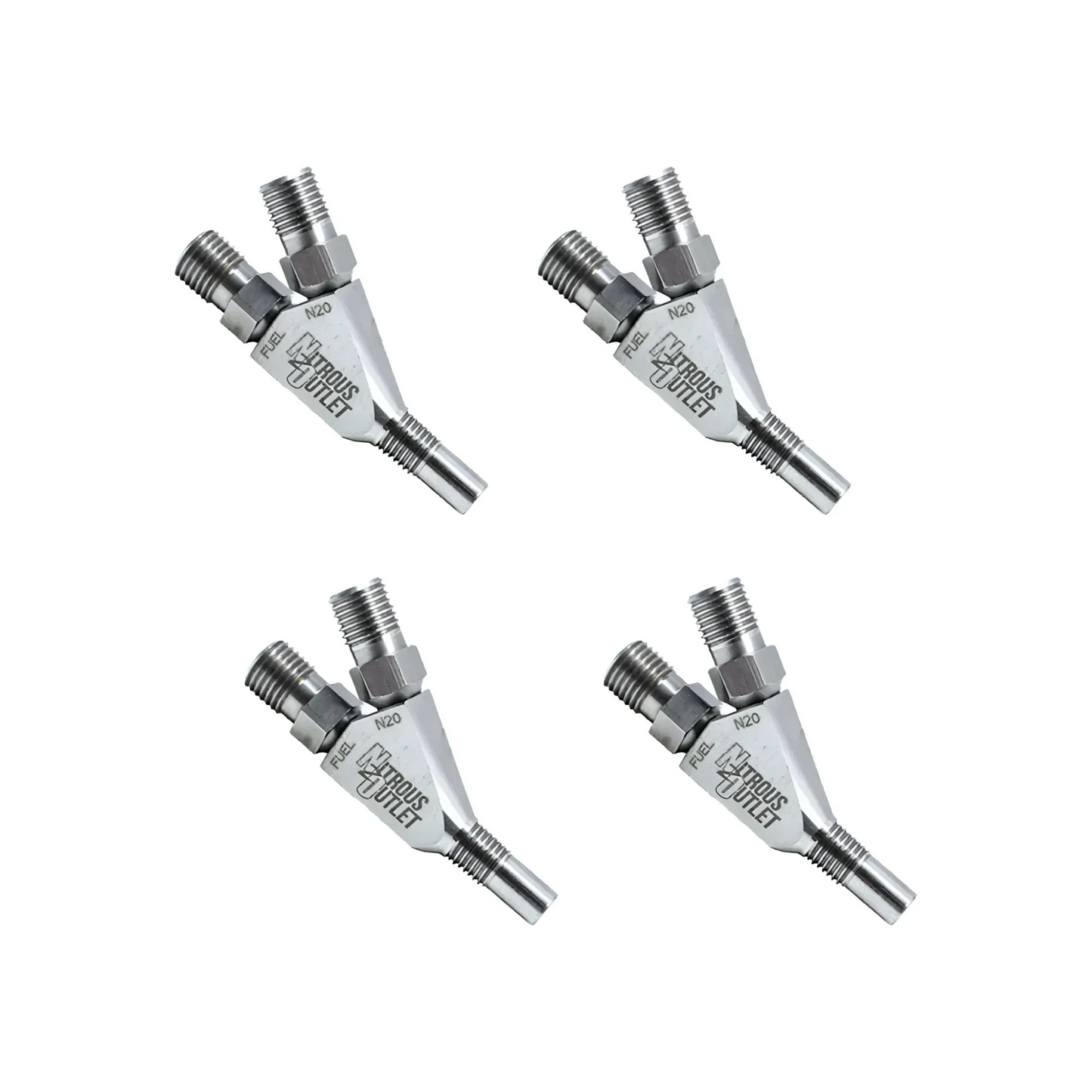 Titanium Vortex Ti 1/16" NPT Dry Nozzle - 4 Pack