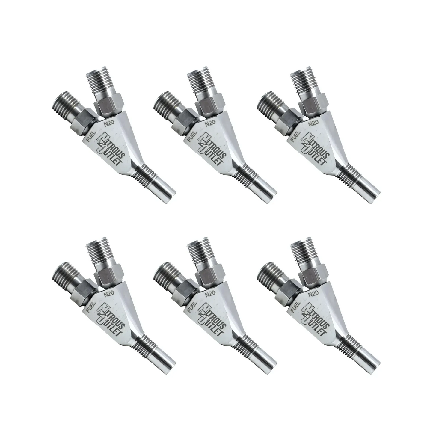 Titanium Vortex Ti 1/16" NPT Dry Nozzle - 6 Pack