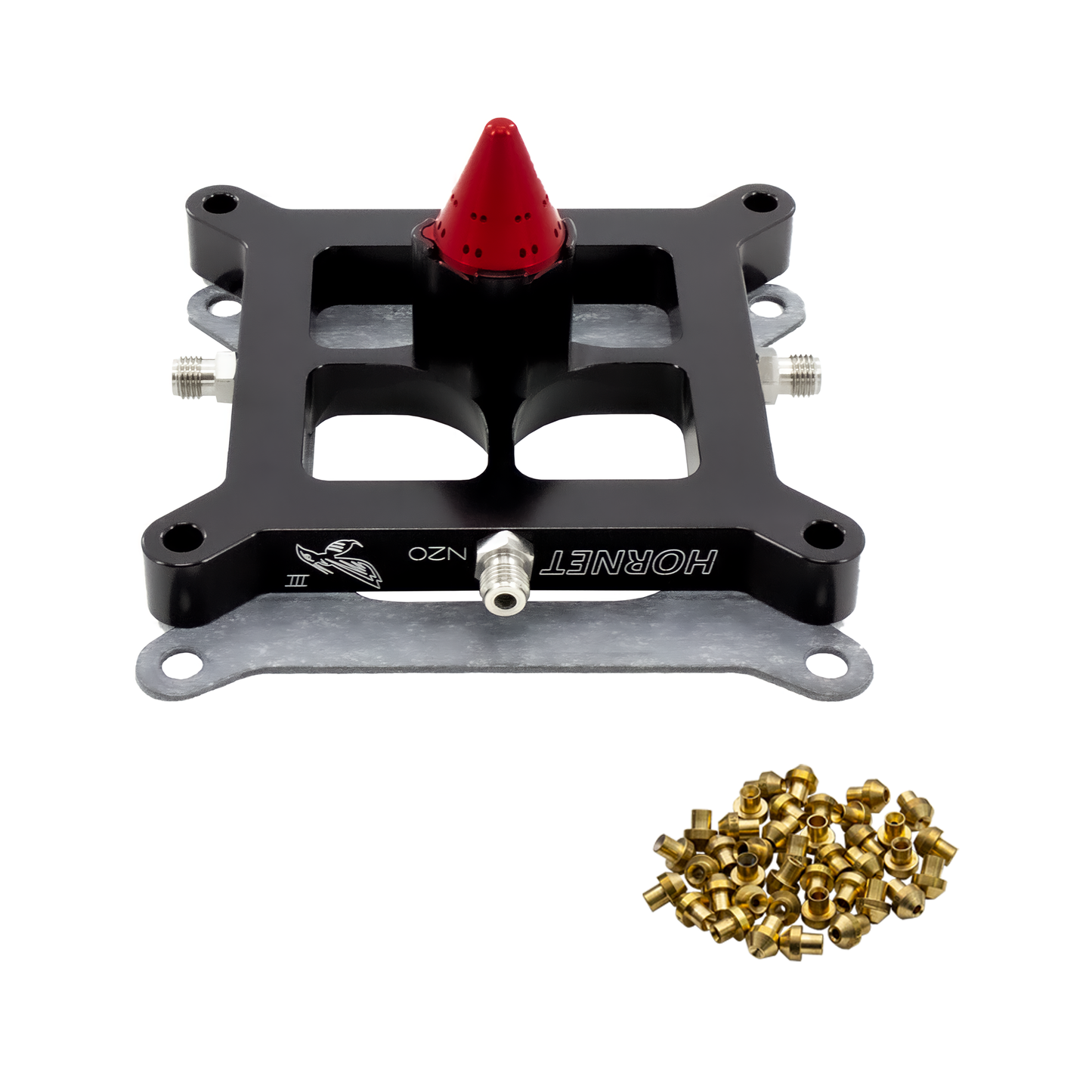 Nitrous Outlet 4150 Hornet 3 Plate Conversion - Dual Entry/Dual Stage - 70-800HP