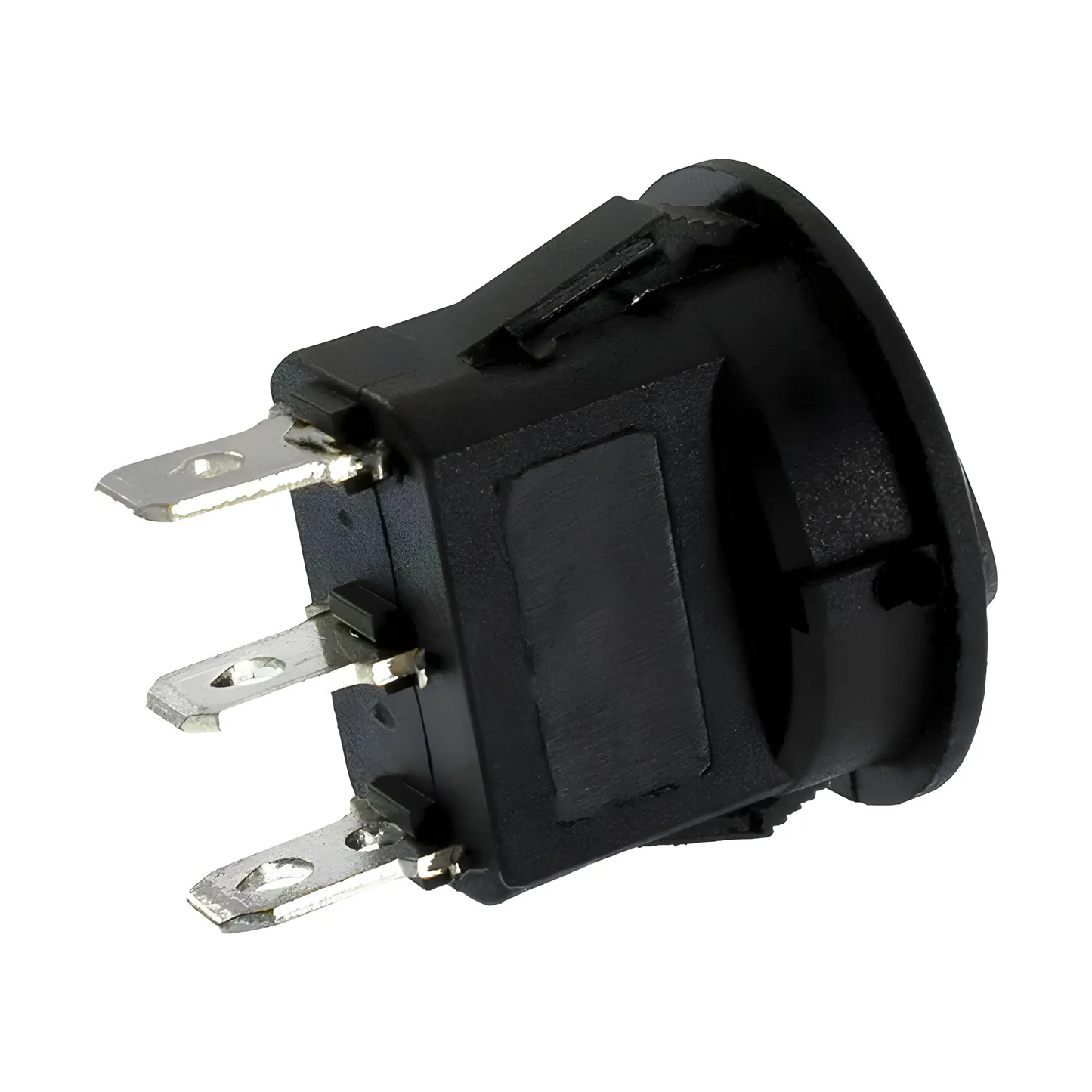 Mini Black Rocker Switch W/Red LED