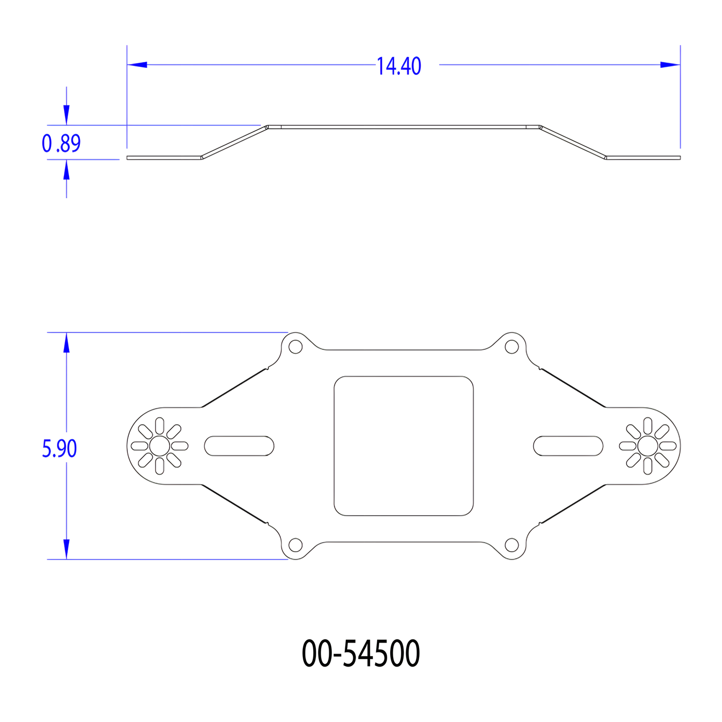 4150 Flange 2 Solenoid Shallow Break Bracket