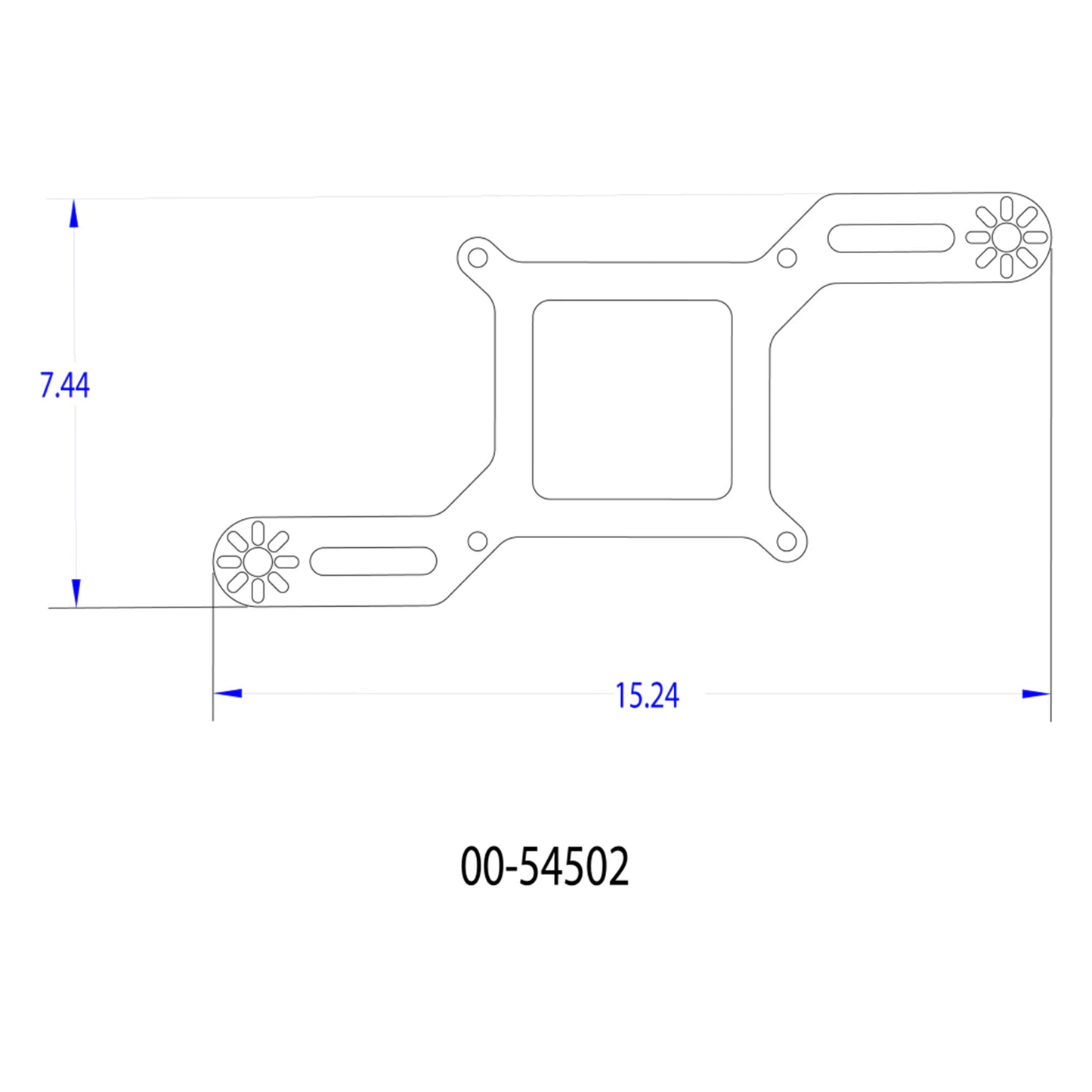 4150 Flange 2 Solenoid Offset Bracket