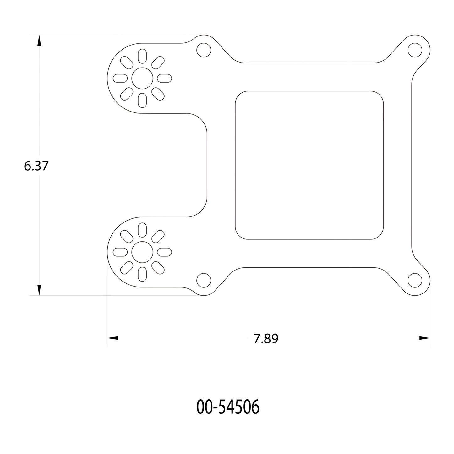 4150 Flange 2 Solenoid Side Mount Bracket