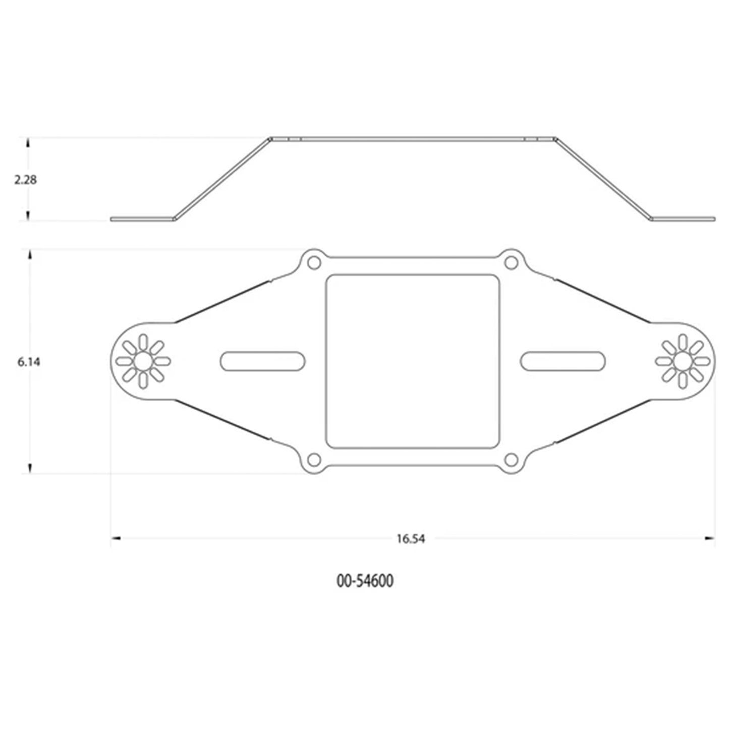 4500 Flange 2 Solenoid Shallow Break Bracket