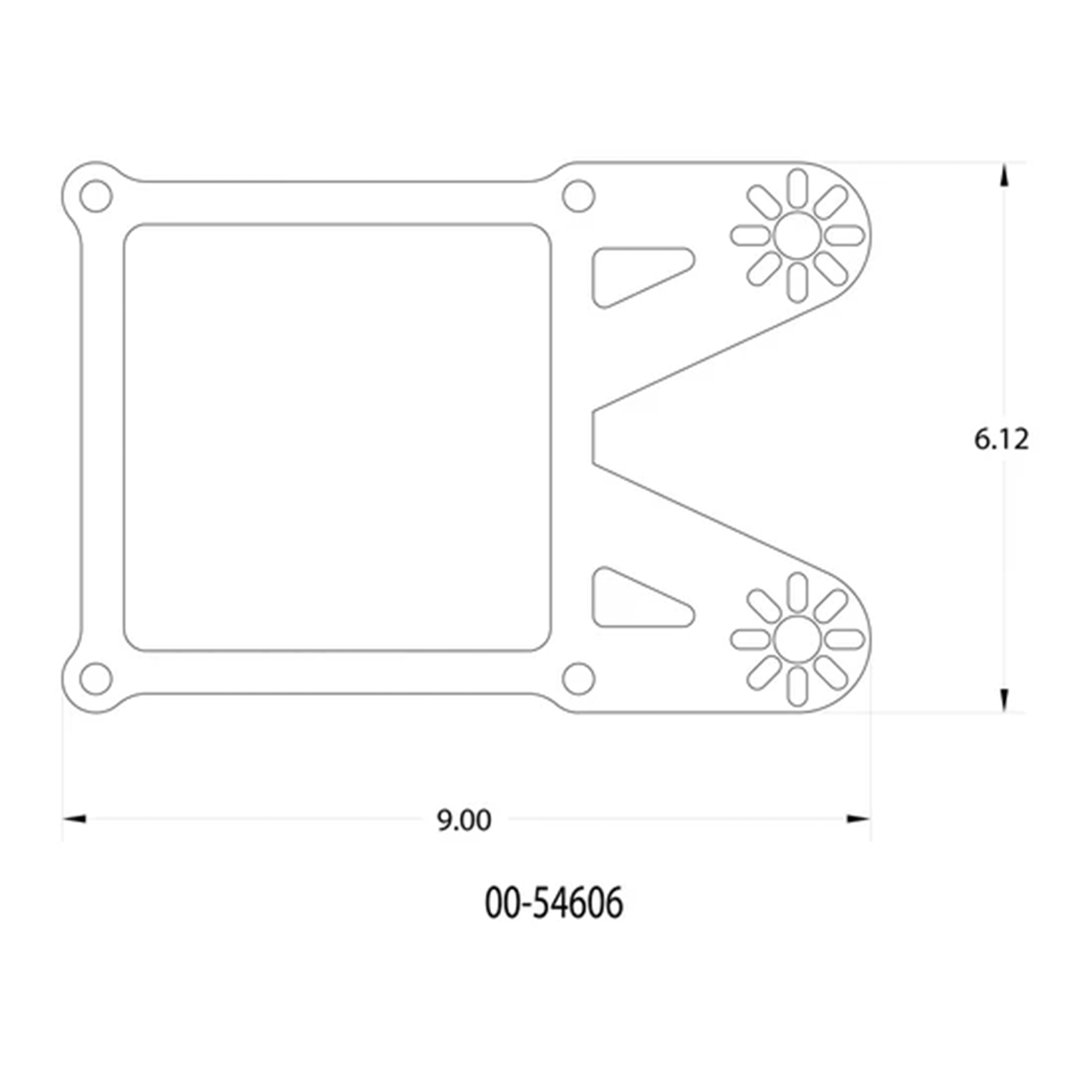4500 Flange 2 Solenoid Side Mount Bracket