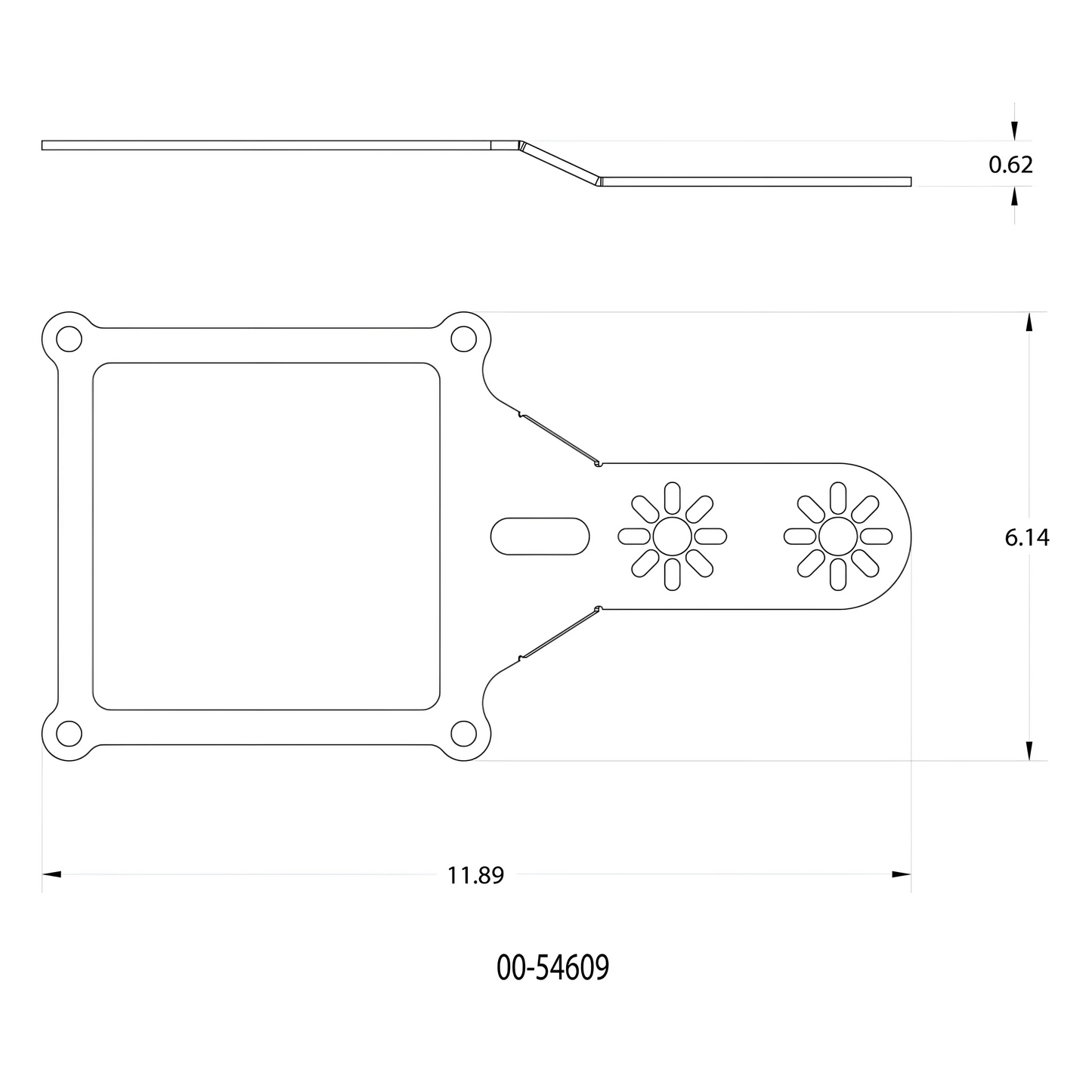 4500 Flange 2 Solenoid Shallow Break Bracket