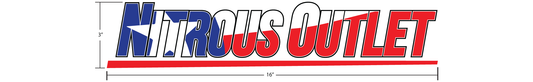 Nitrous Outlet Texas Flag Theme Cowl Decal