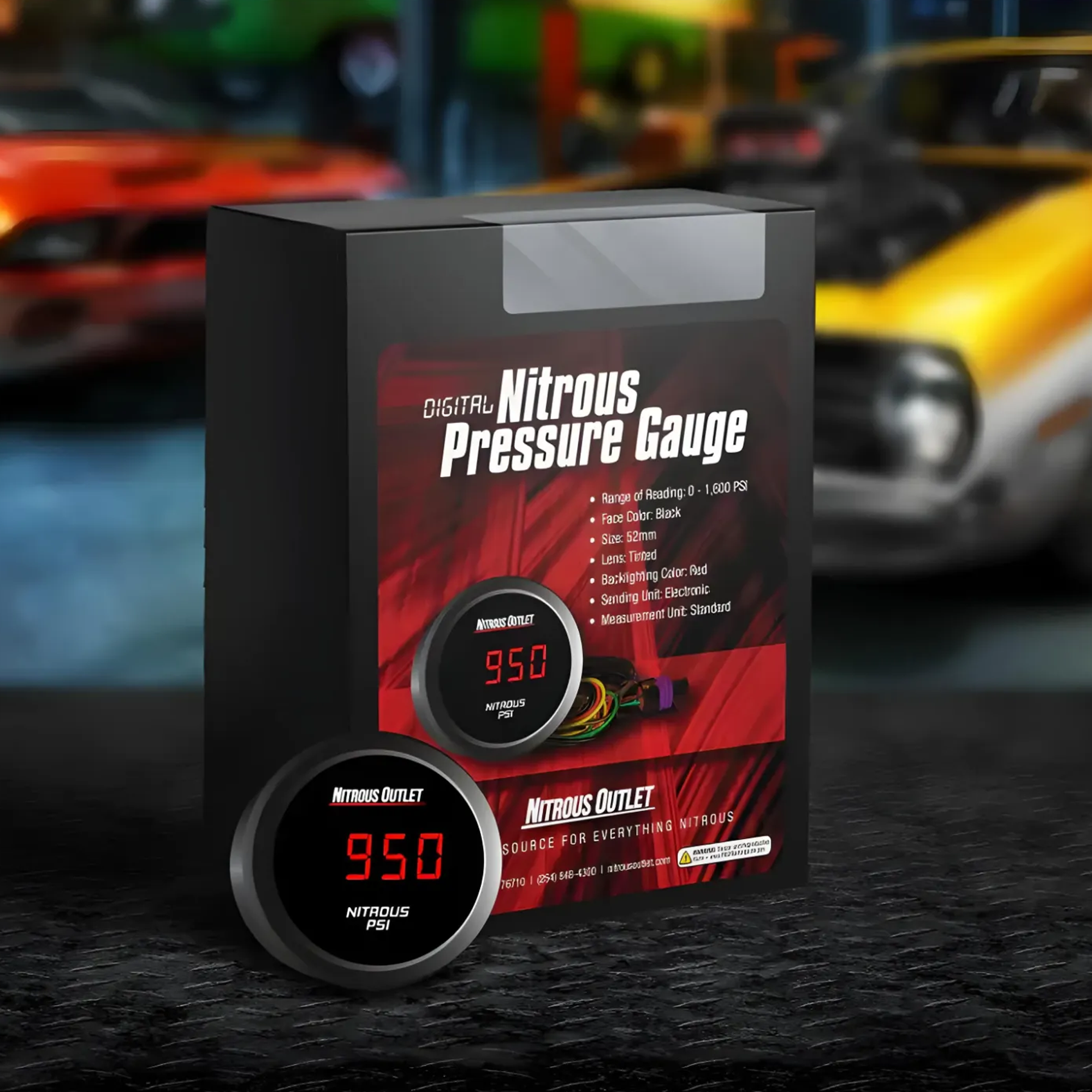 Nitrous Outlet Digital Nitrous Pressure Gauge