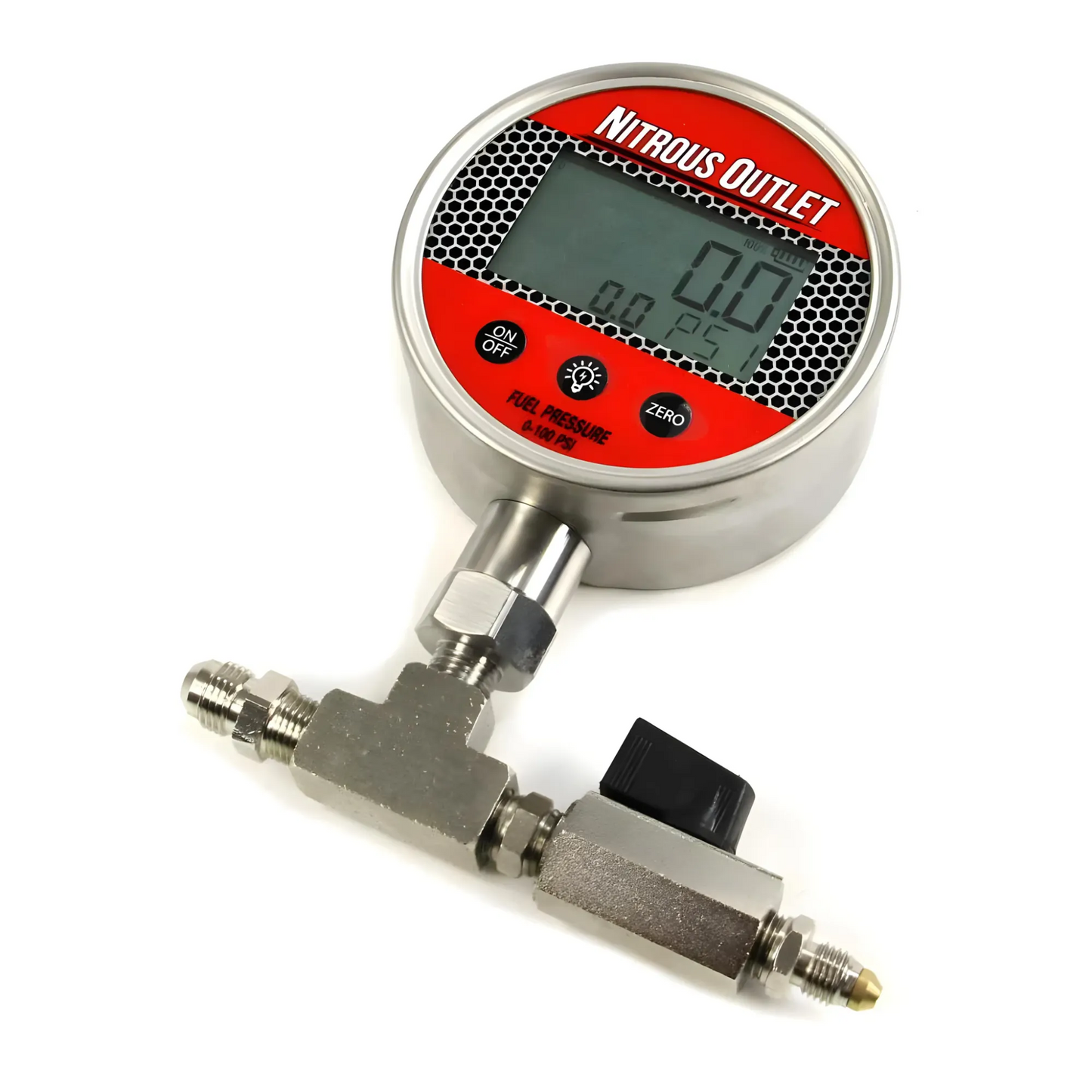 Digital Flowing Fuel Pressure Test Gauge (0-100 PSI Gauge)