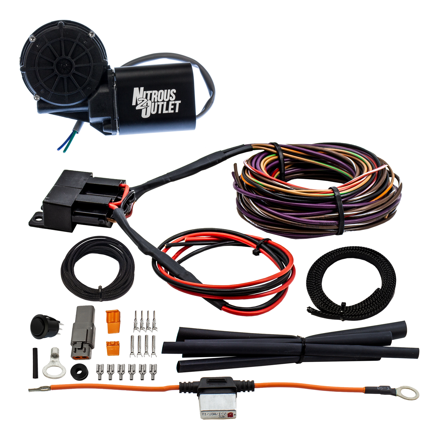 Remote Nitrous Bottle Opener with Installation Accessories