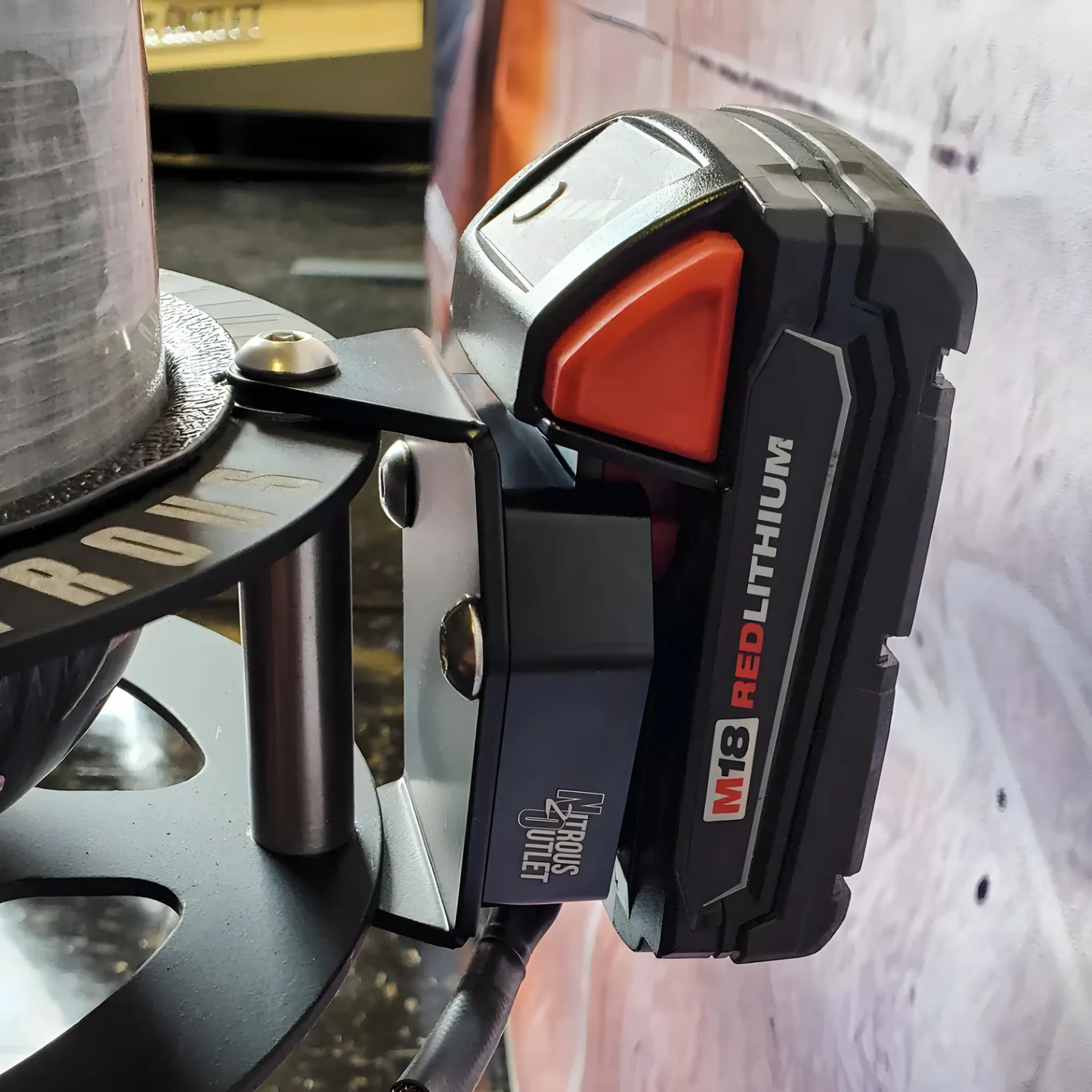 Rechargeable Battery Mount Race-Light Attachment
