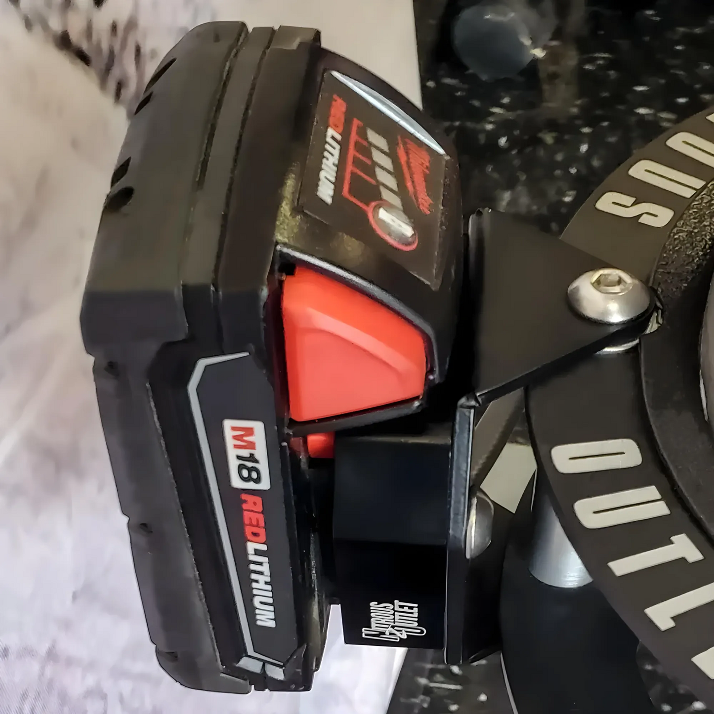 Rechargeable Battery Mount Race-Light Attachment