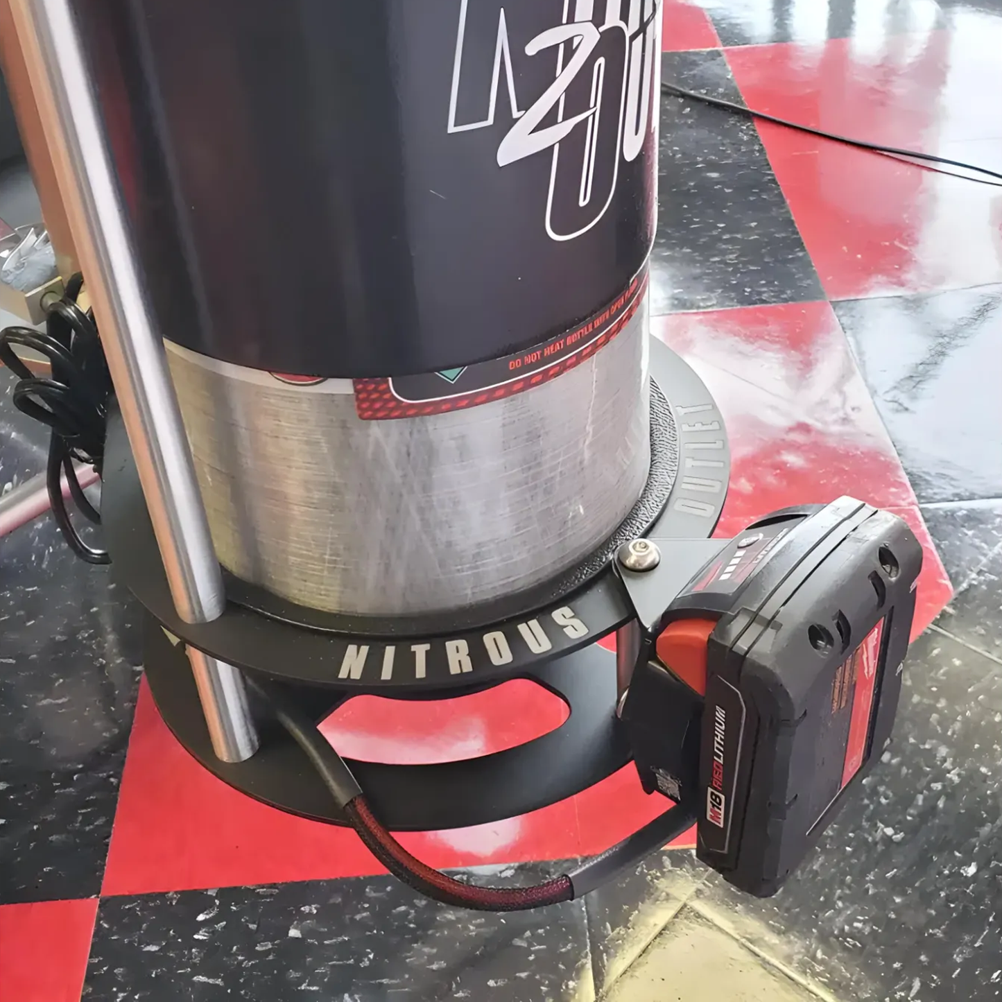 Rechargeable Battery Mount Race-Light Attachment