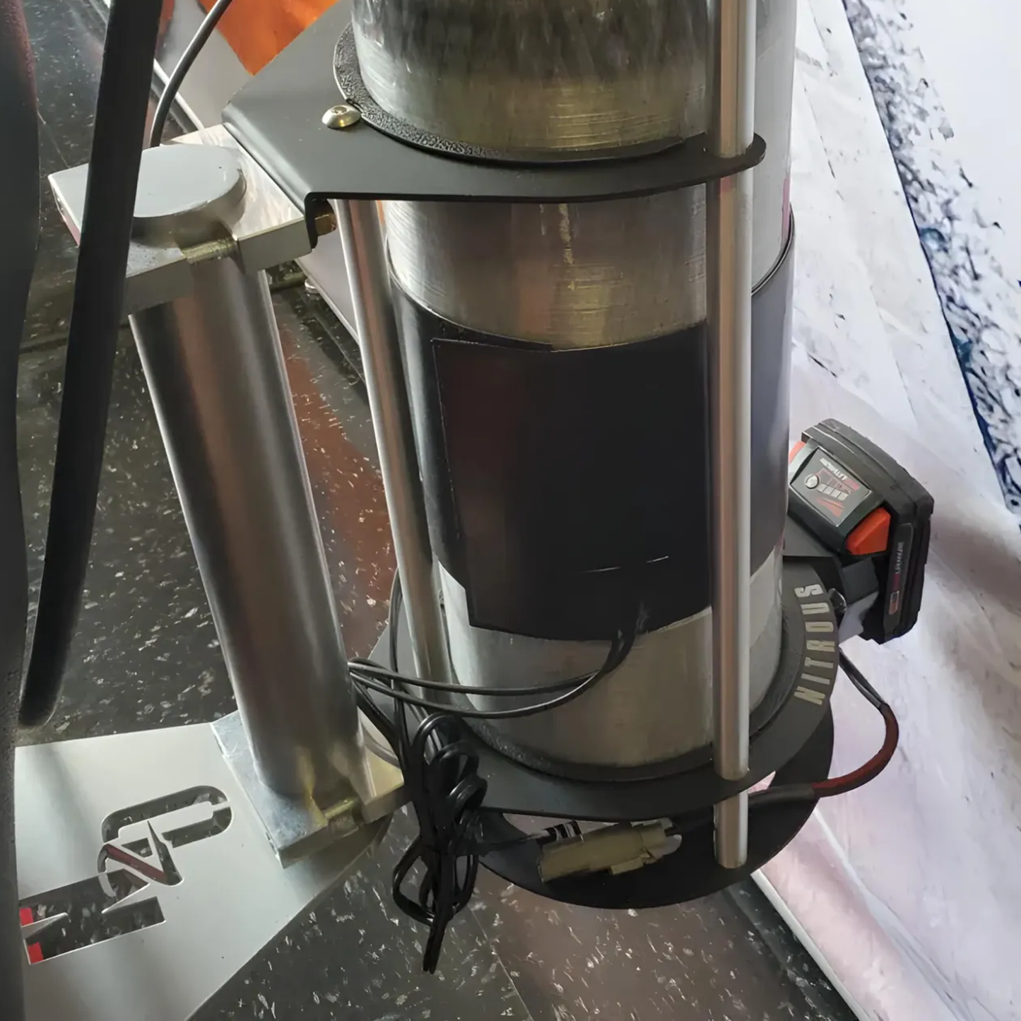 Rechargeable Battery Mount Race-Light Attachment