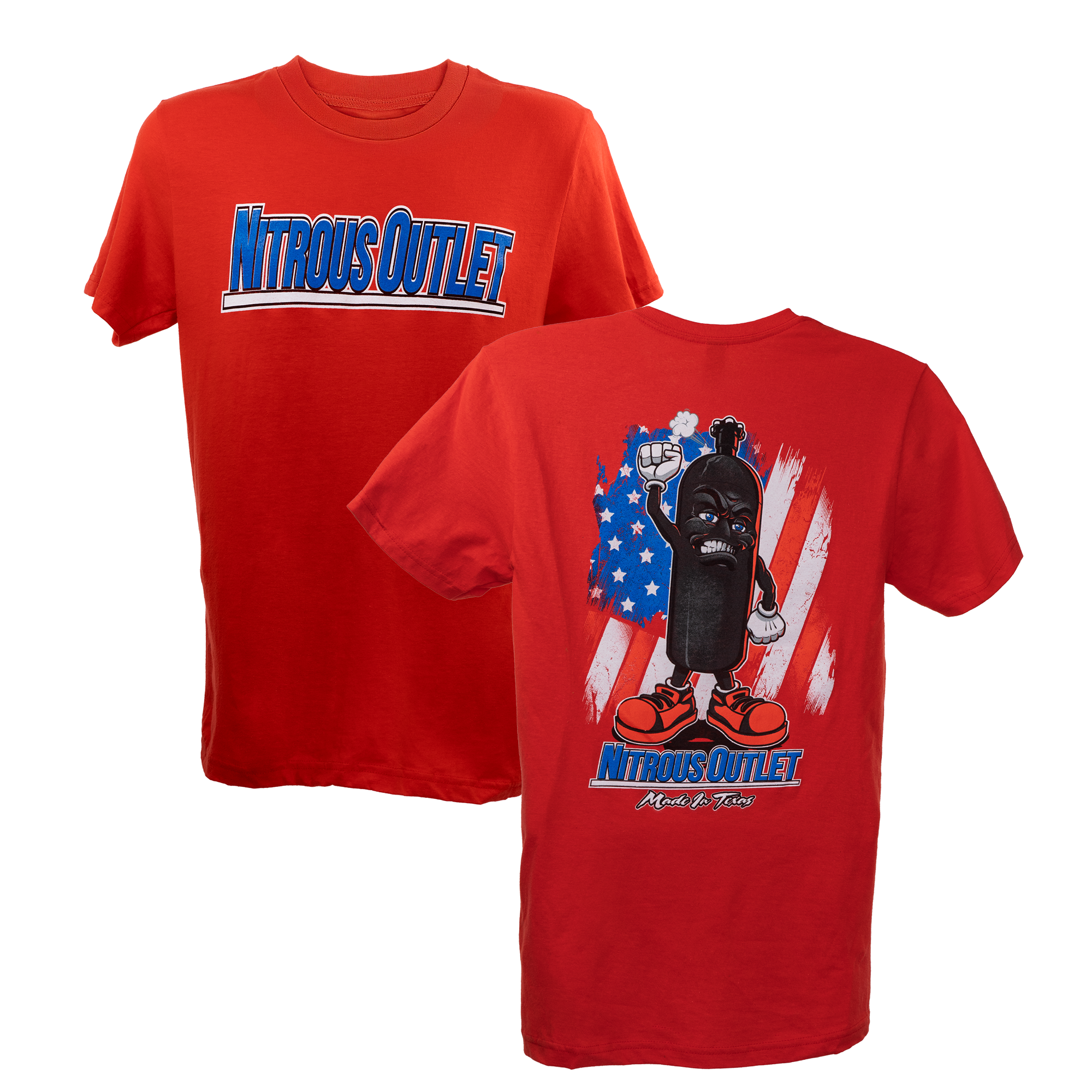 Nitrous Outlet Raised Fist Huffy Red TShirt