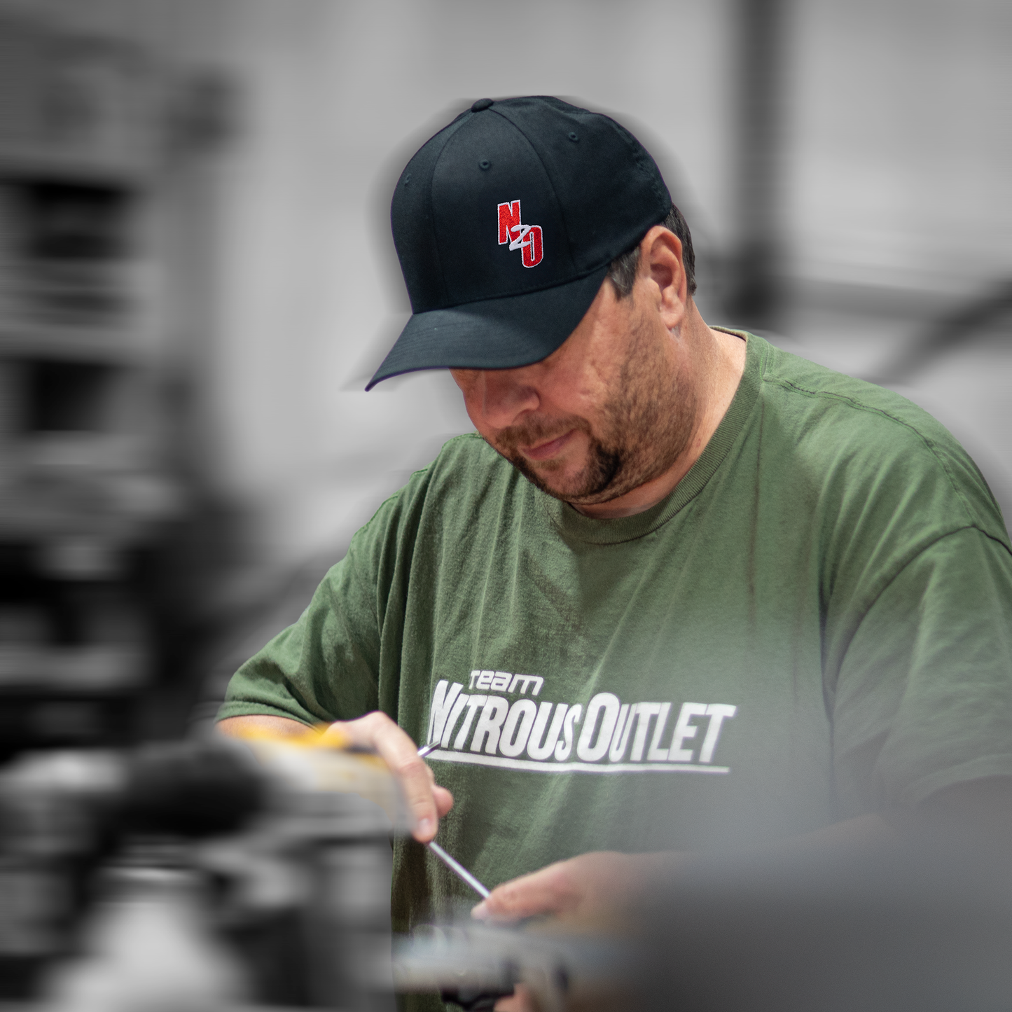 Nitrous Outlet Flex Fit Hat - Black/Traditional