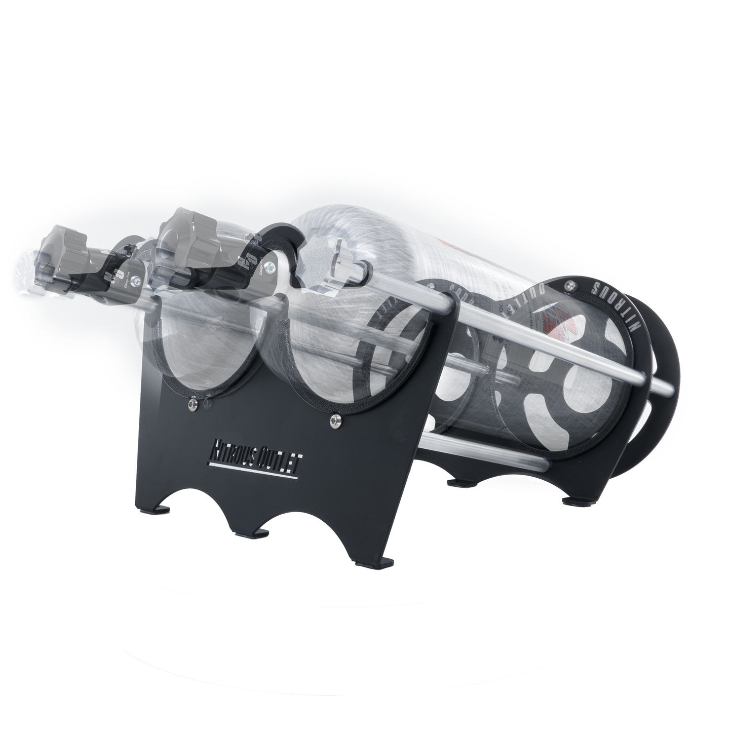 Race-Light Dual Bottle Bracket - Horizontal (10lb, 12lb, and 15lb)