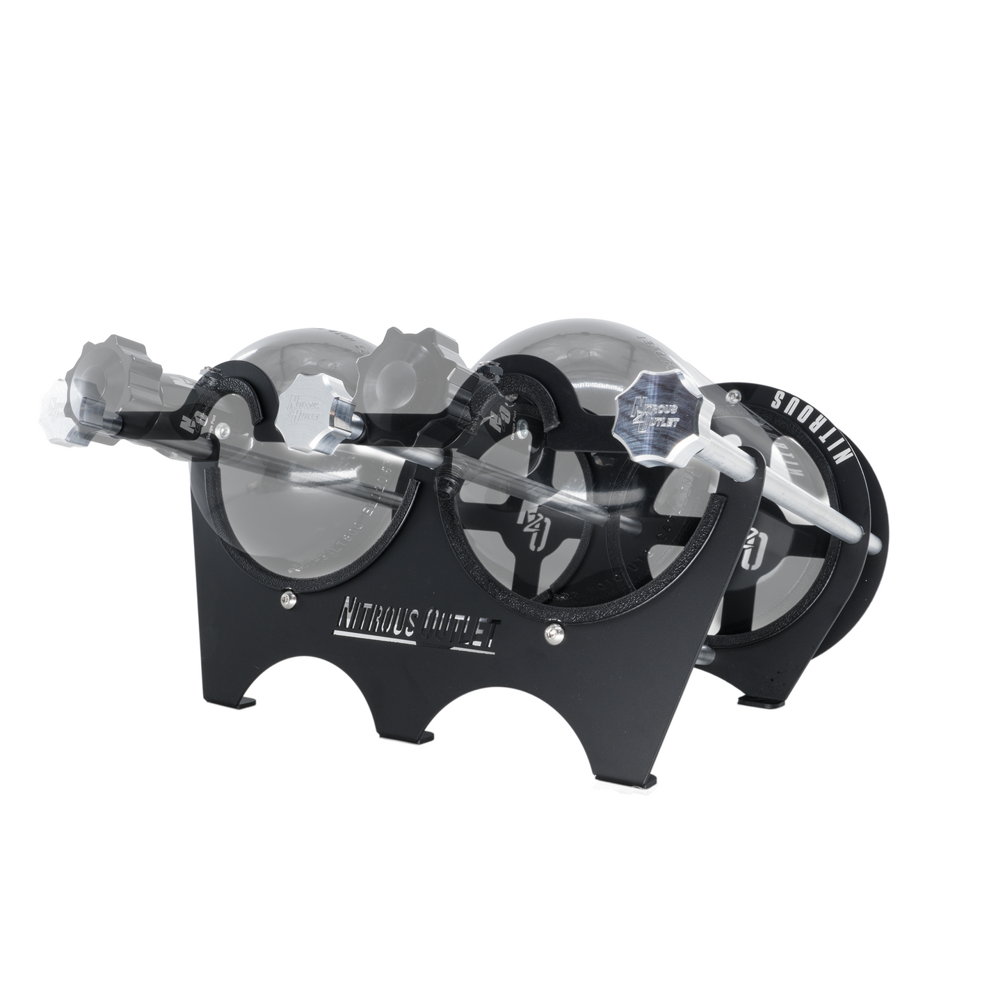 Race-Light Dual Bottle Bracket - Horizontal (10lb, 12lb, and 15lb)