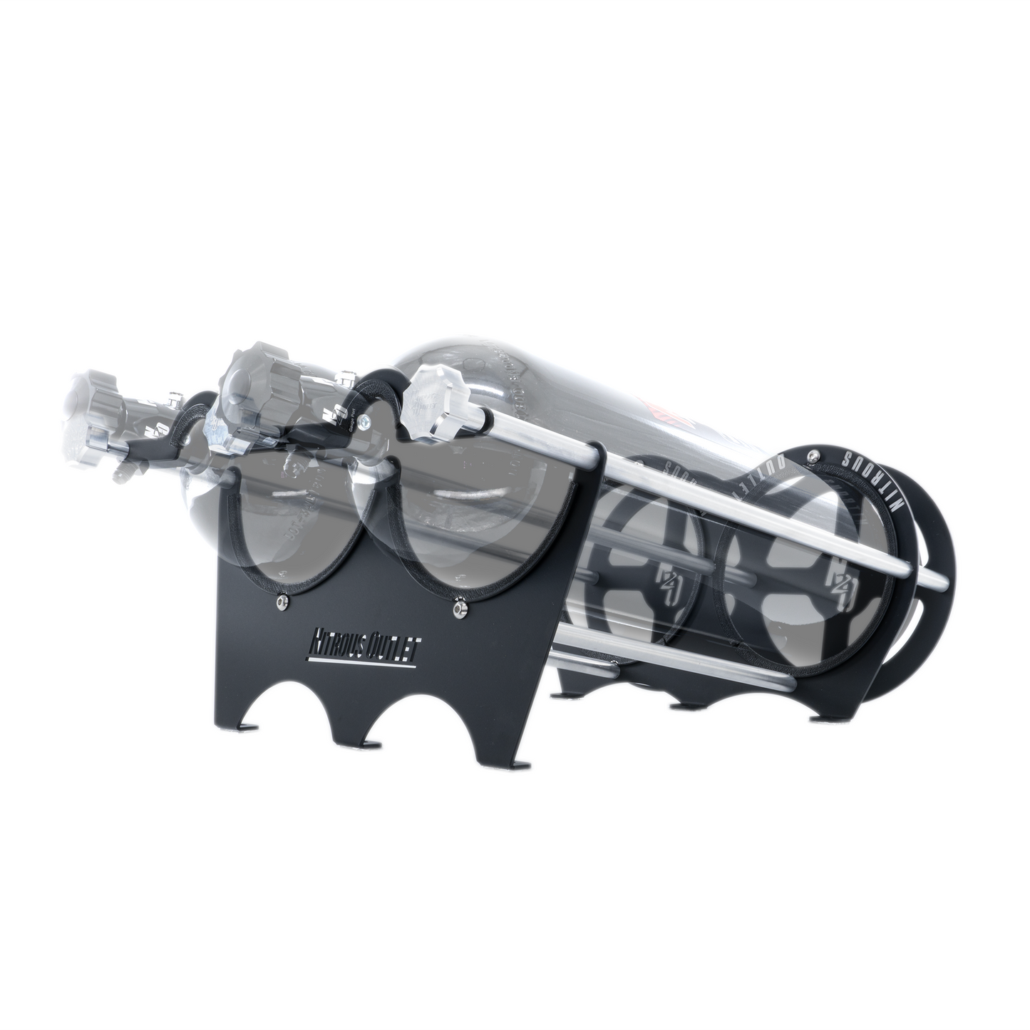 Race-Light Dual Bottle Bracket - Horizontal (10lb, 12lb, and 15lb)