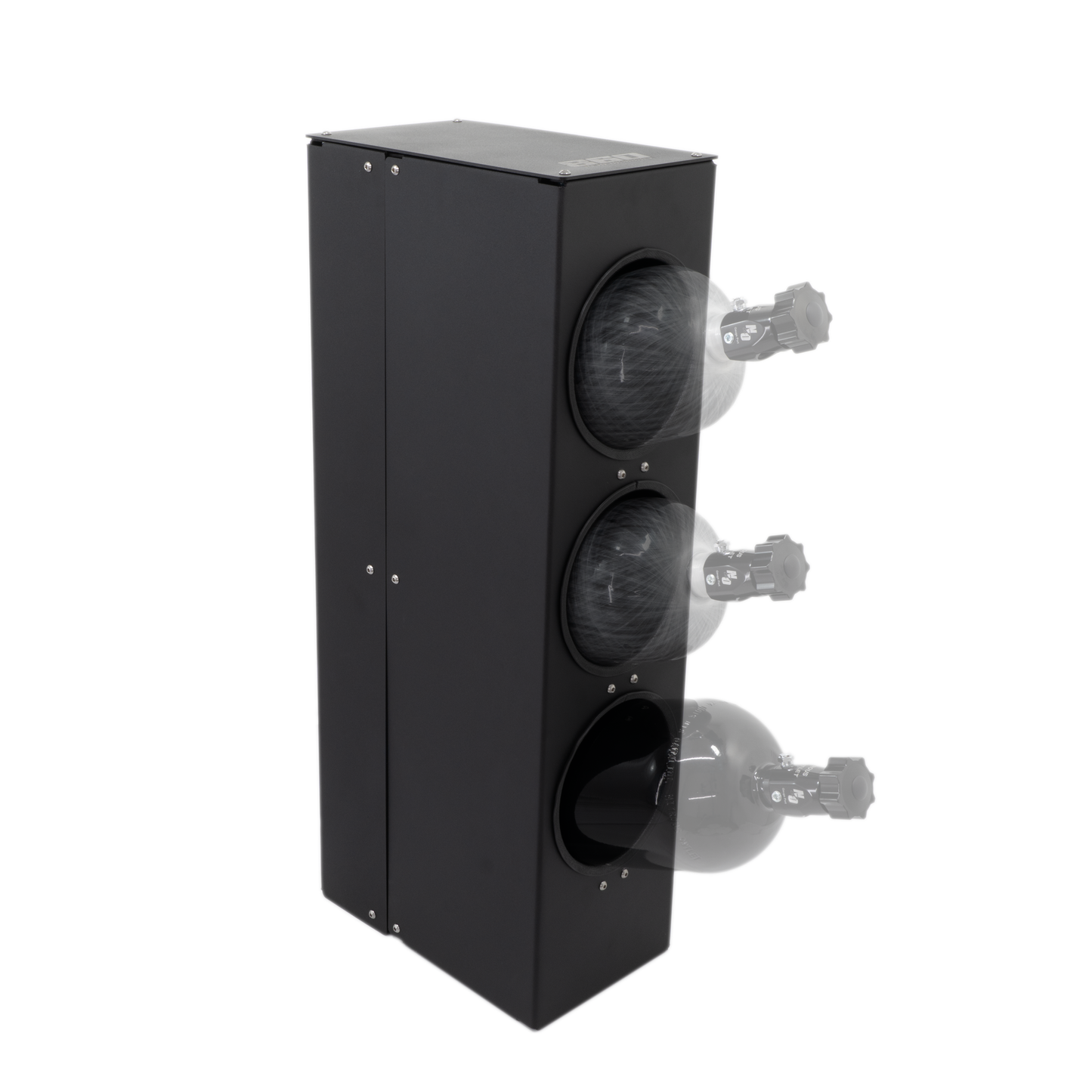 Nitrous Bottle Holder - Stacked - 3x 10lb 12lb or 15lb Bottles