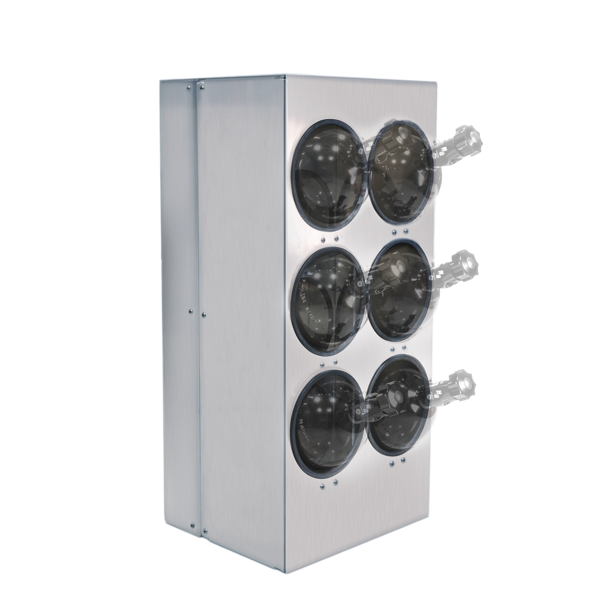 860 Performance Raw Finish Trailer Mount Nitrous Bottle Rack 6x 10lb Nitrous Outlet