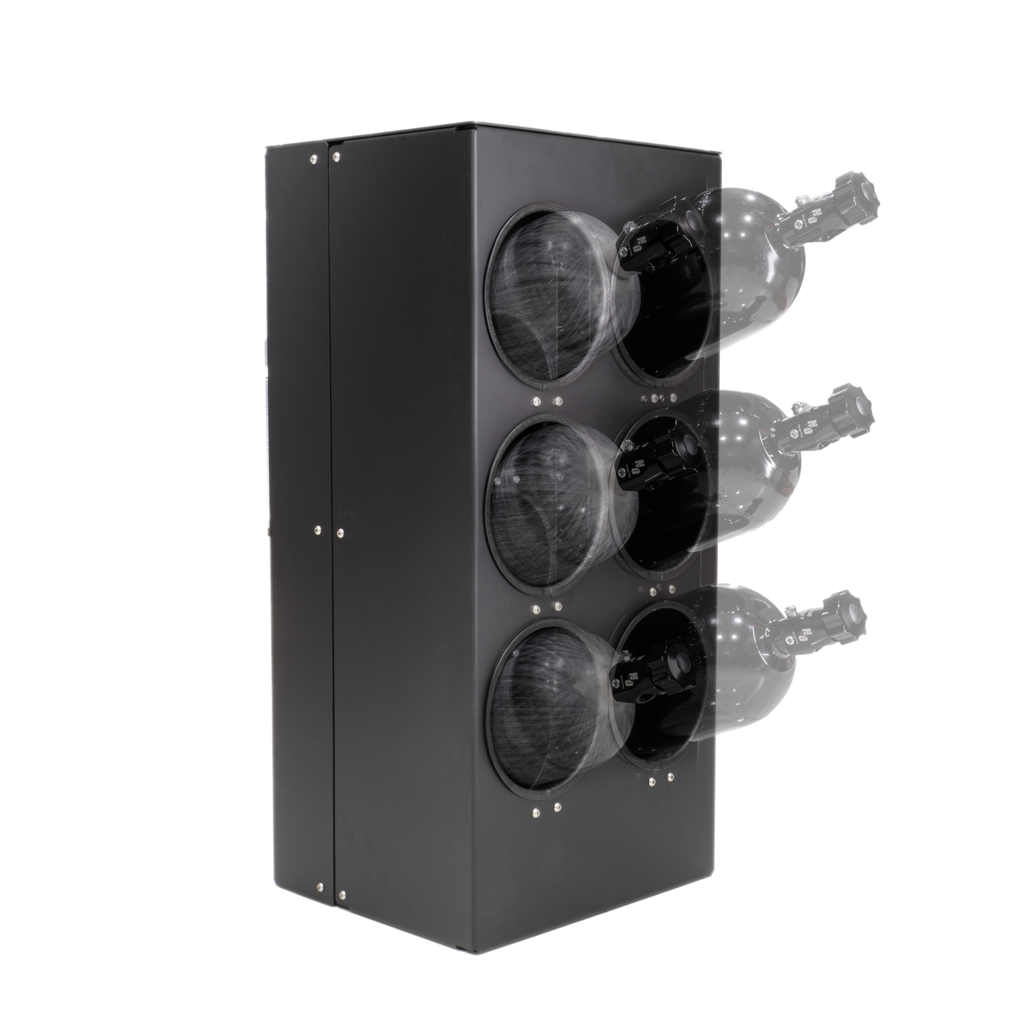 Nitrous Bottle Holder - Stacked - 6x 10lb 12lb or 15lb Bottles