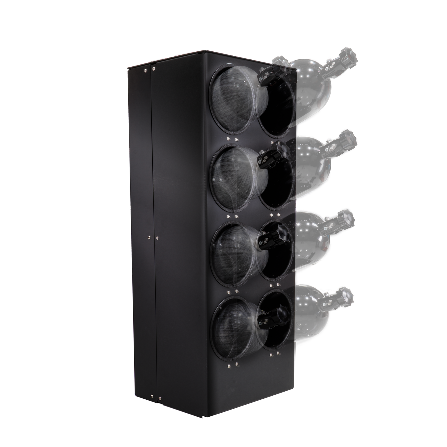 860 Performance Trailer Mount Nitrous Bottle Holder  - 8x 10lb 12lb or 15lb Bottles