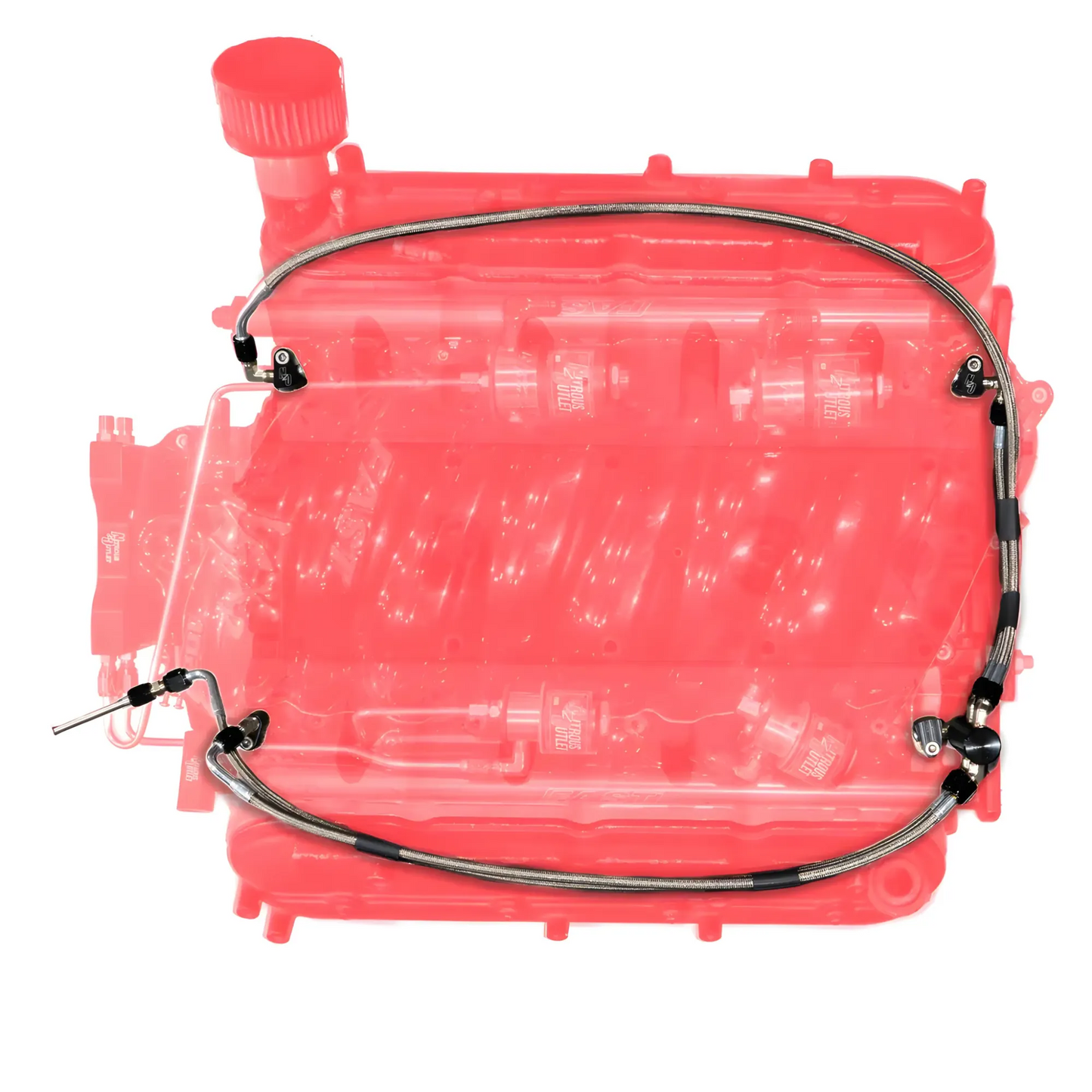 LSX Universal Steam Vent Kit – Stainless Steel Braided Hose