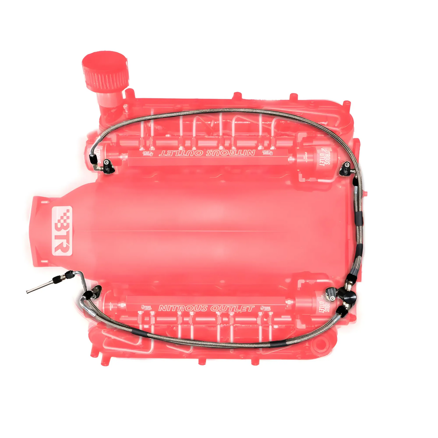 LSX Universal Steam Vent Kit – Stainless Steel Braided Hose