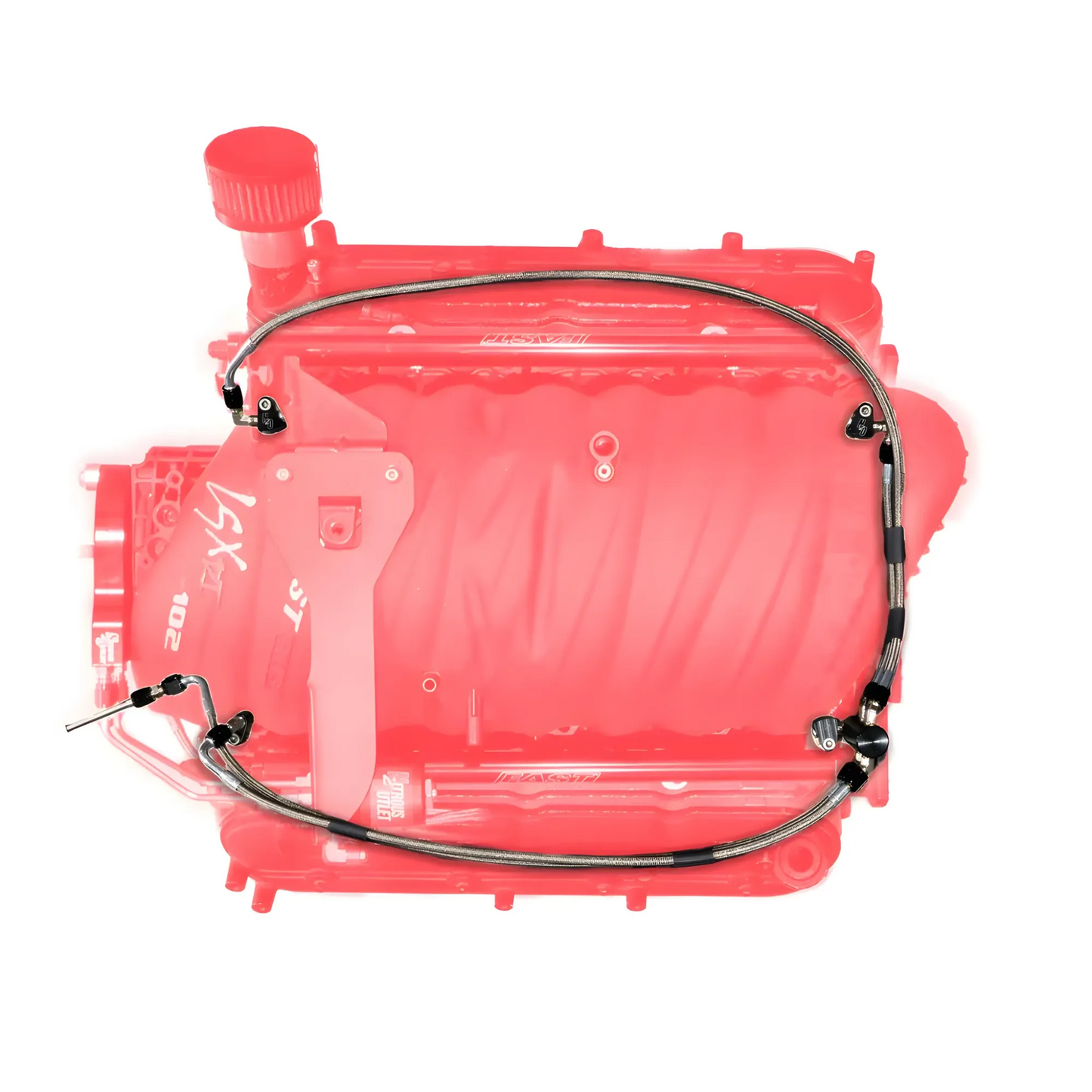 LSX Universal Steam Vent Kit – Stainless Steel Braided Hose