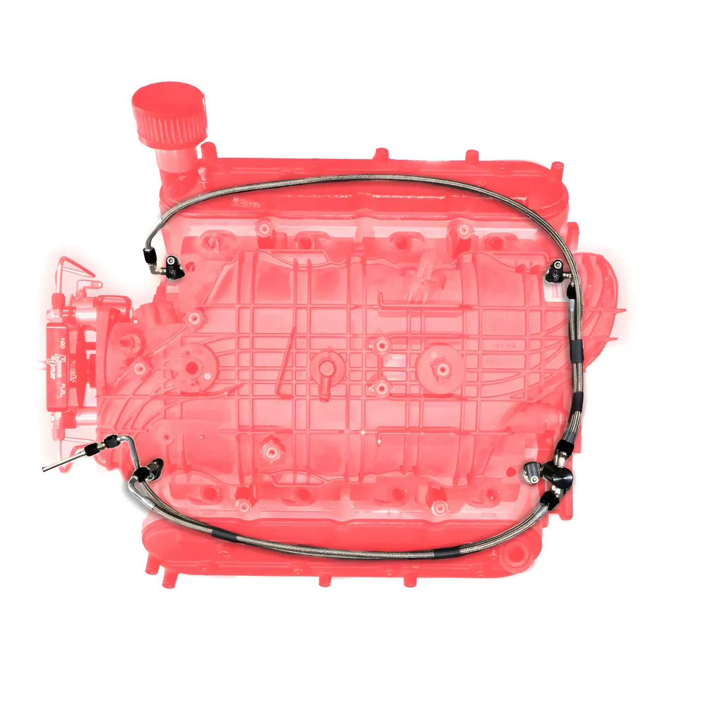 LSX Universal Steam Vent Kit – Stainless Steel Braided Hose