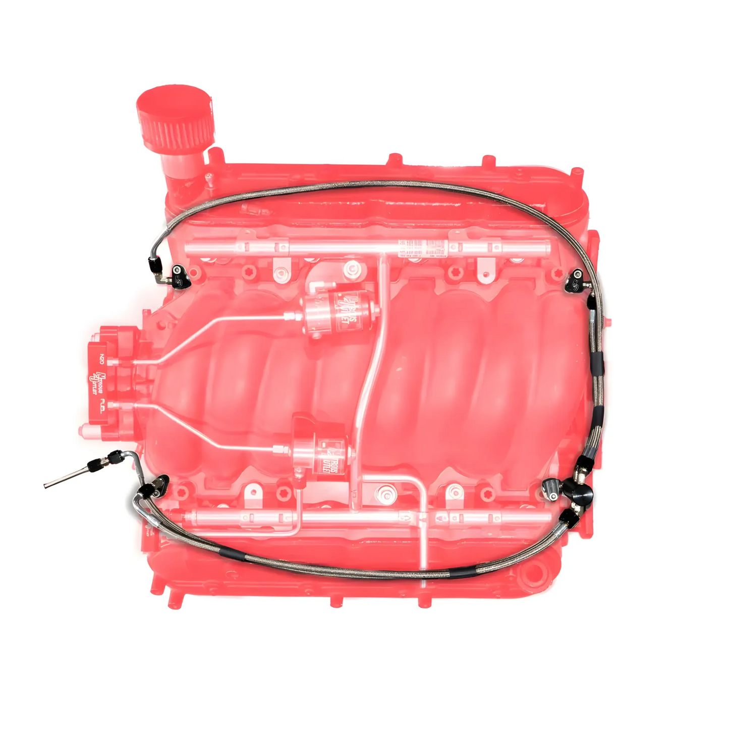 LSX Universal Steam Vent Kit – Stainless Steel Braided Hose