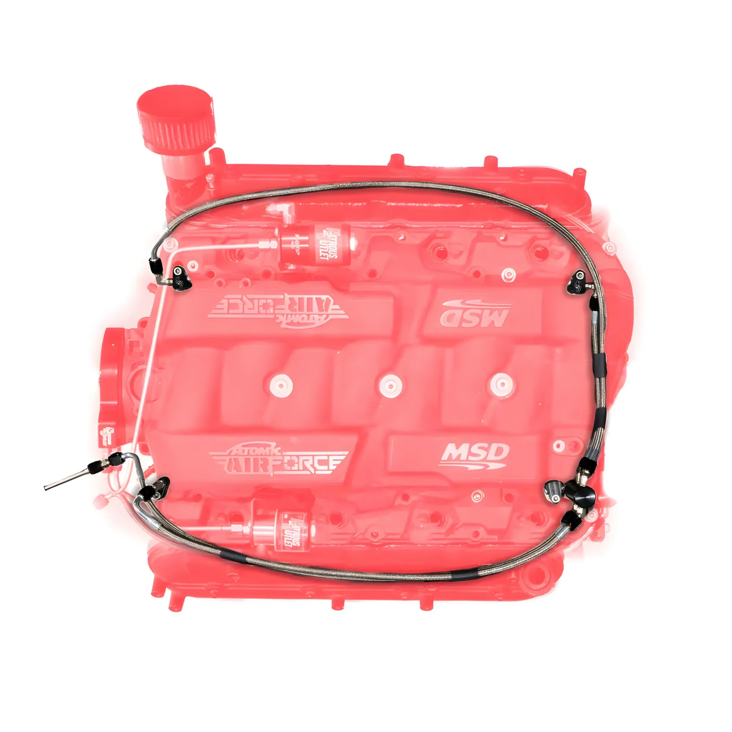 LSX Universal Steam Vent Kit – Stainless Steel Braided Hose