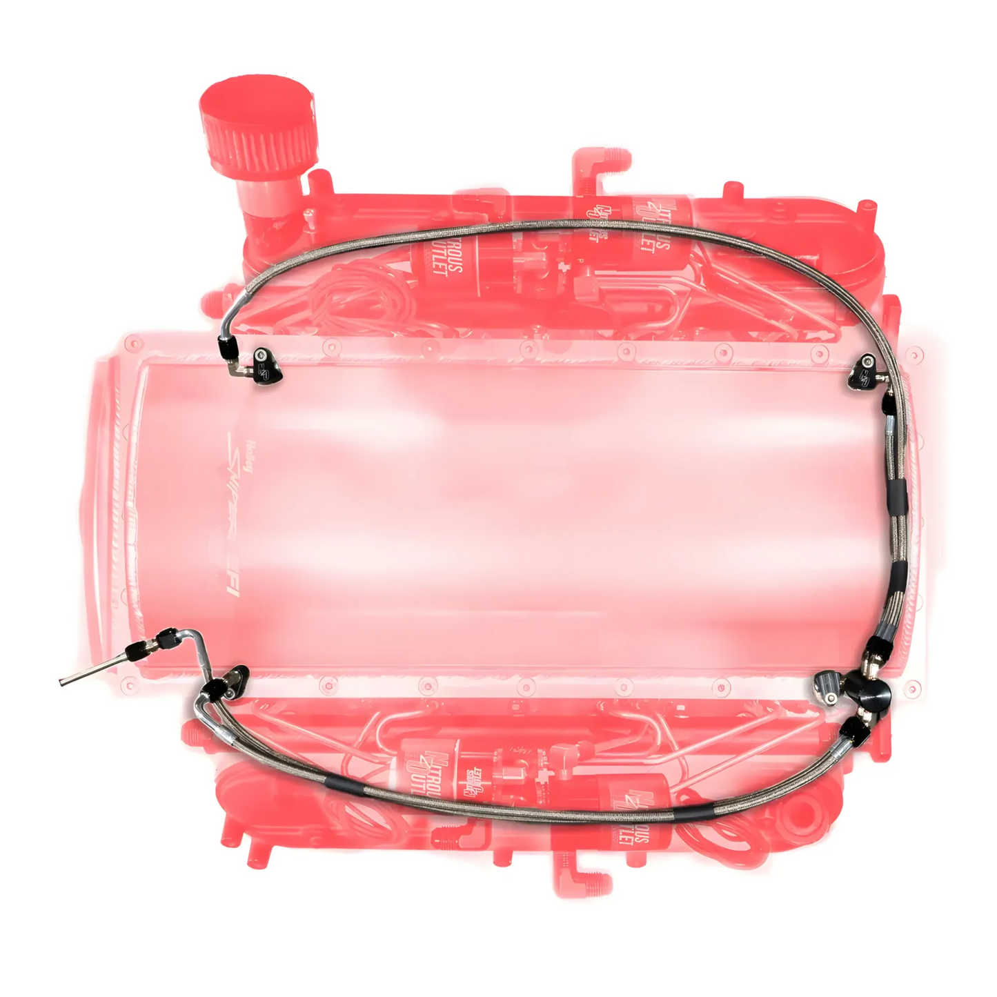 LSX Universal Steam Vent Kit – Stainless Steel Braided Hose