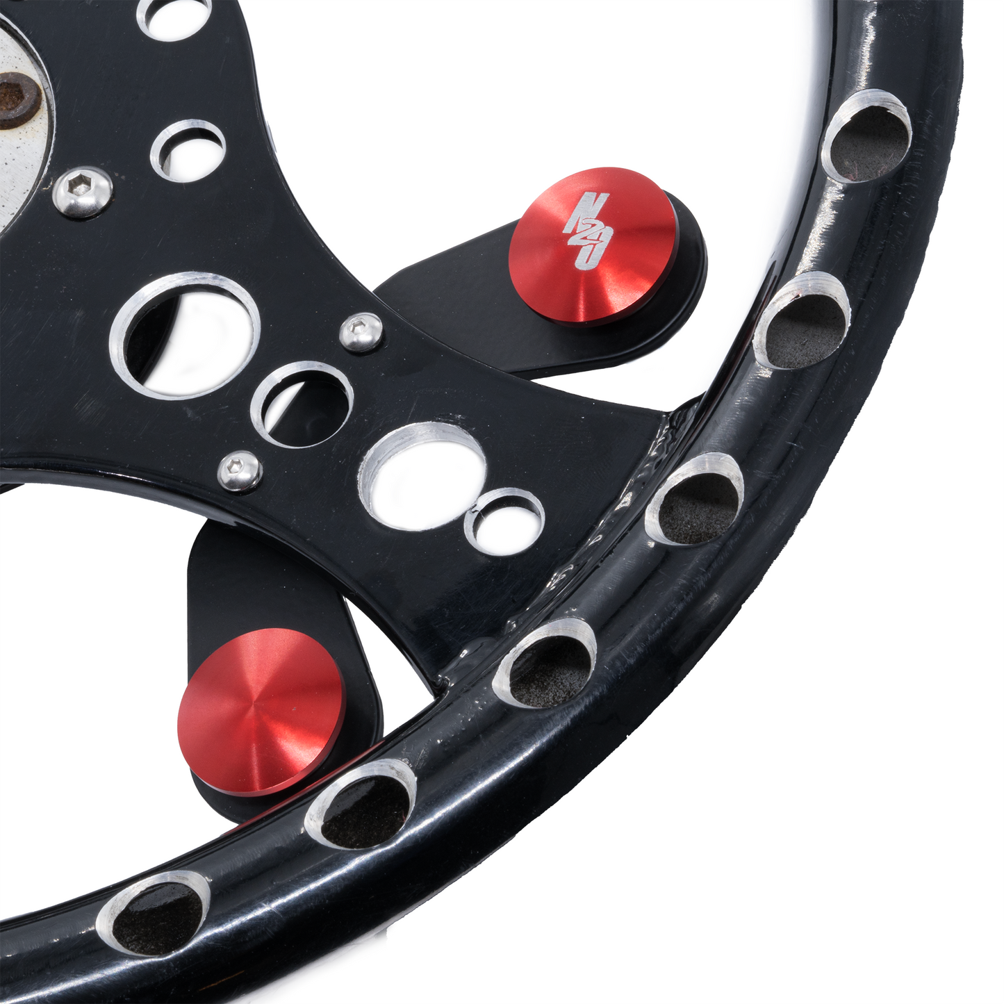 Dual Push Button Steering Wheel Bracket - Opposite Sides