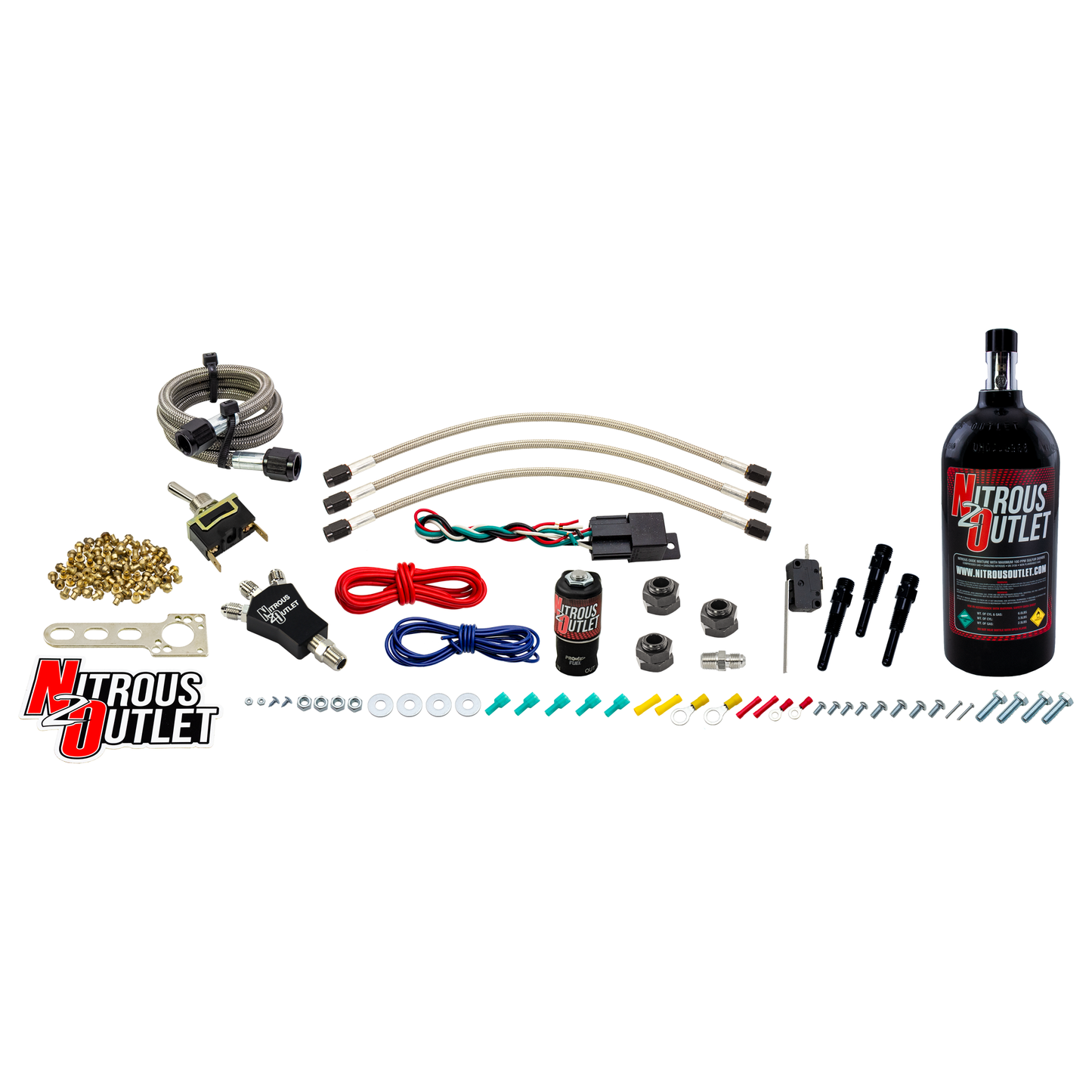 Powersports EFI Three Cylinder Dry Nozzle System