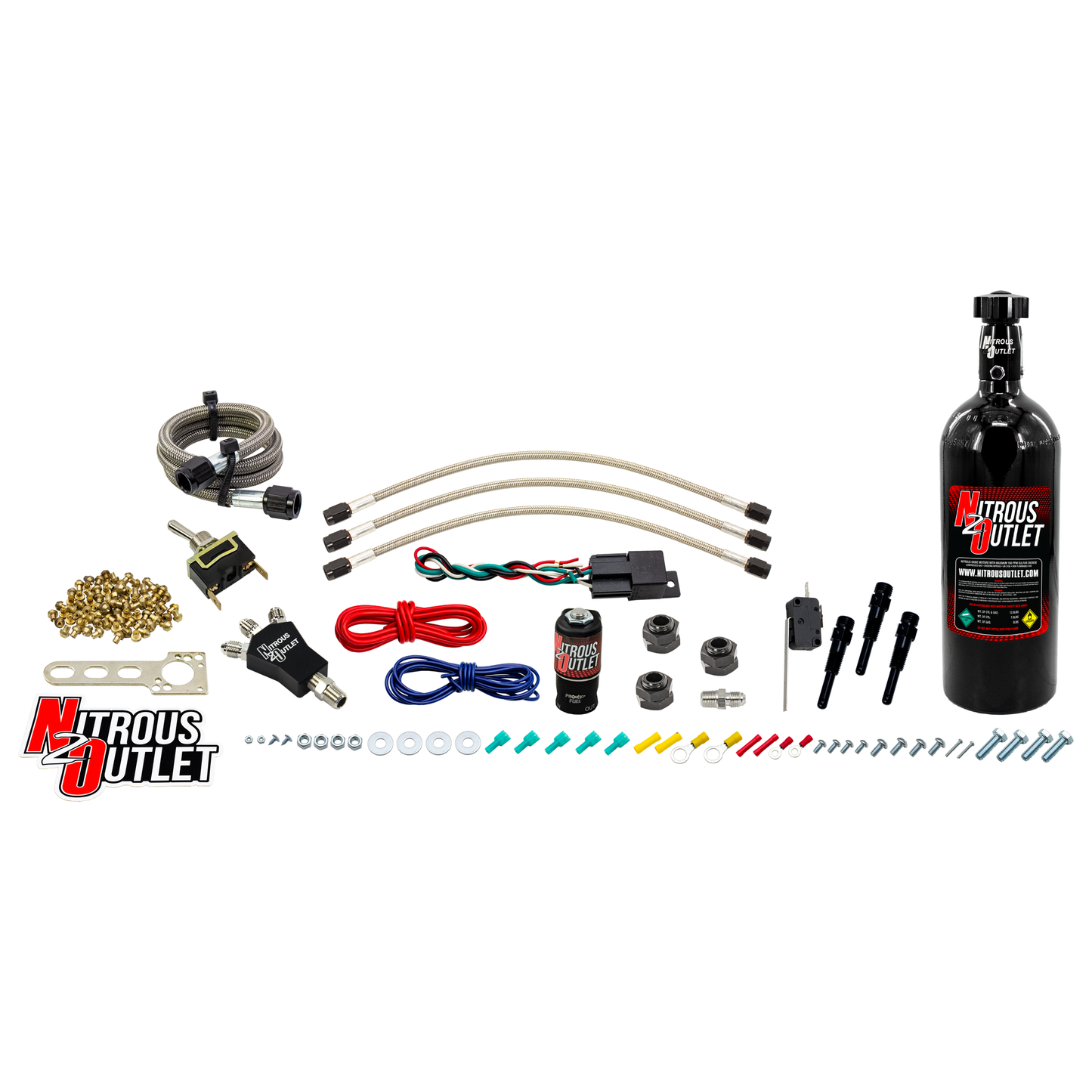 Powersports EFI Three Cylinder Dry Nozzle System