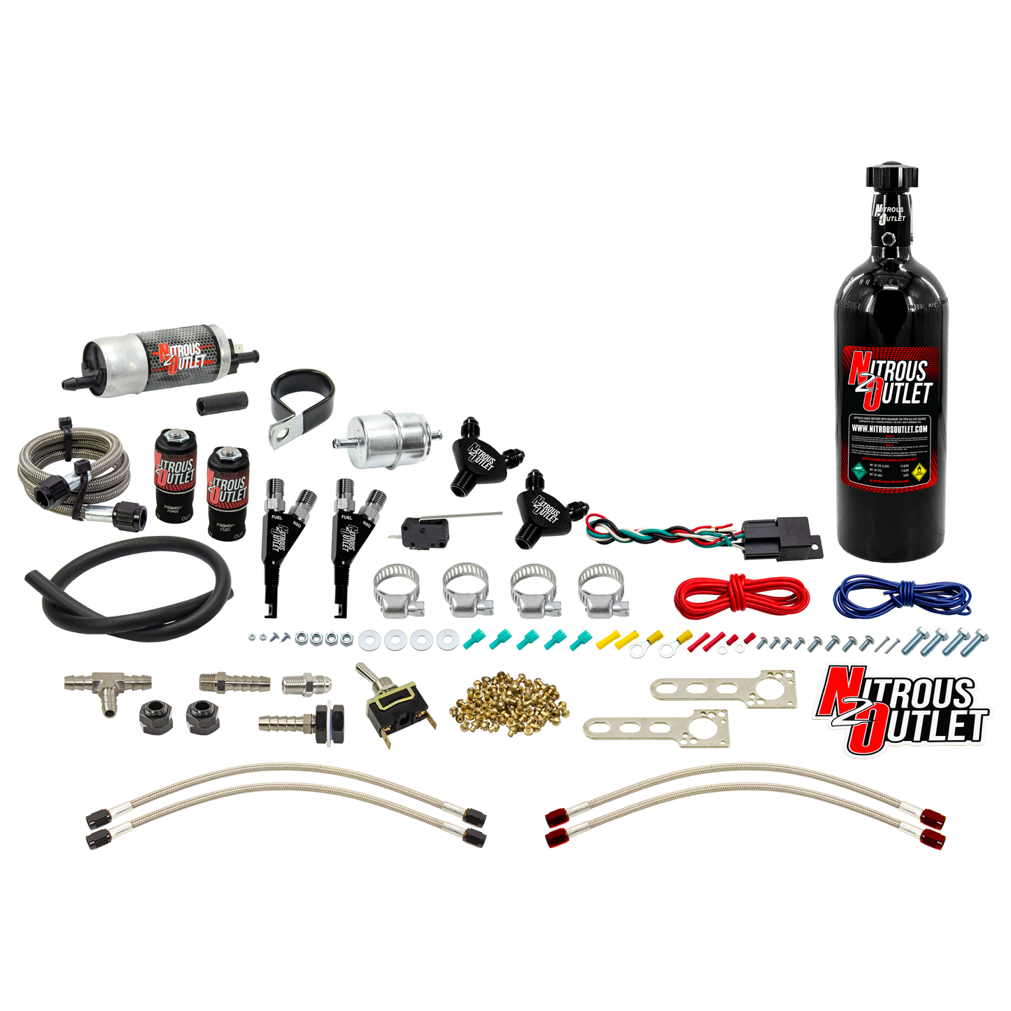 Powersports Carbureted Twin Cylinder Nozzle System