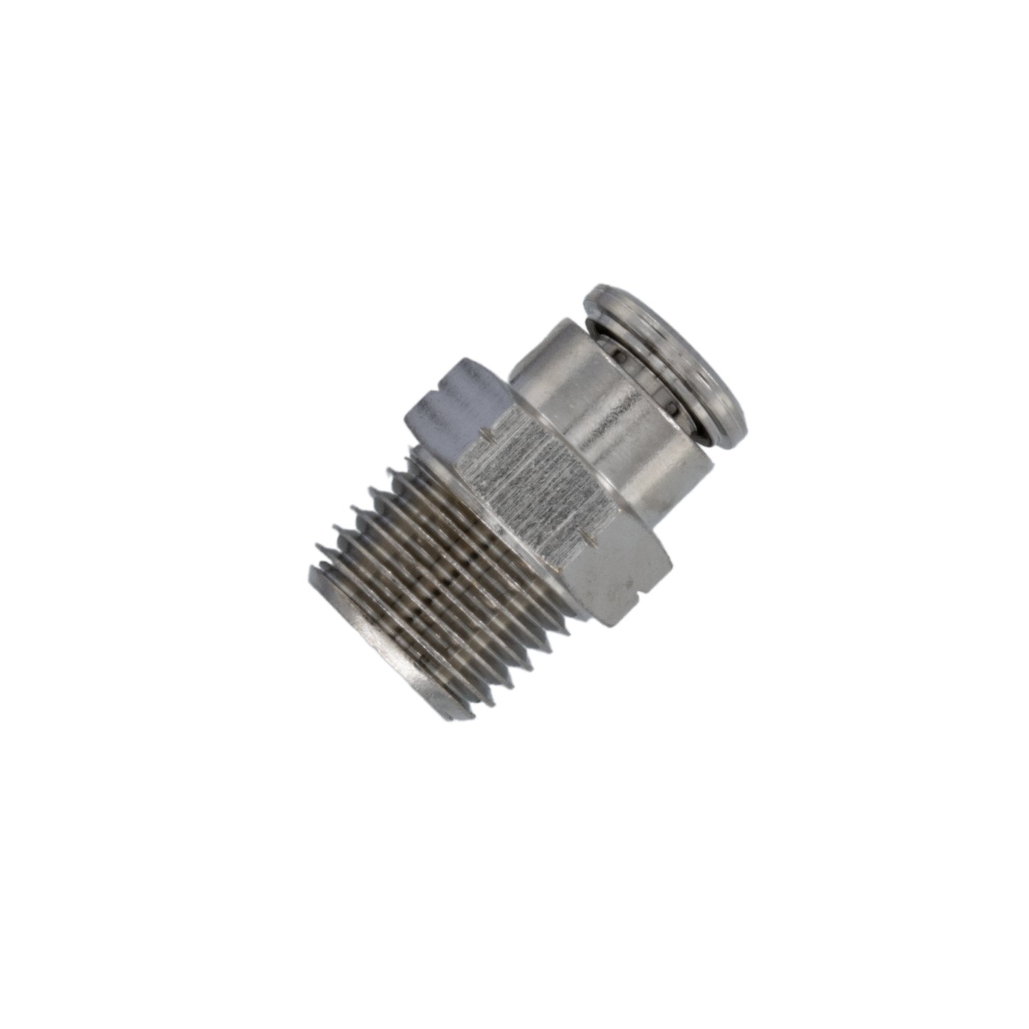 Flo Supply 1/4" Hose to 1/4 NPT" Male Straight Fitting