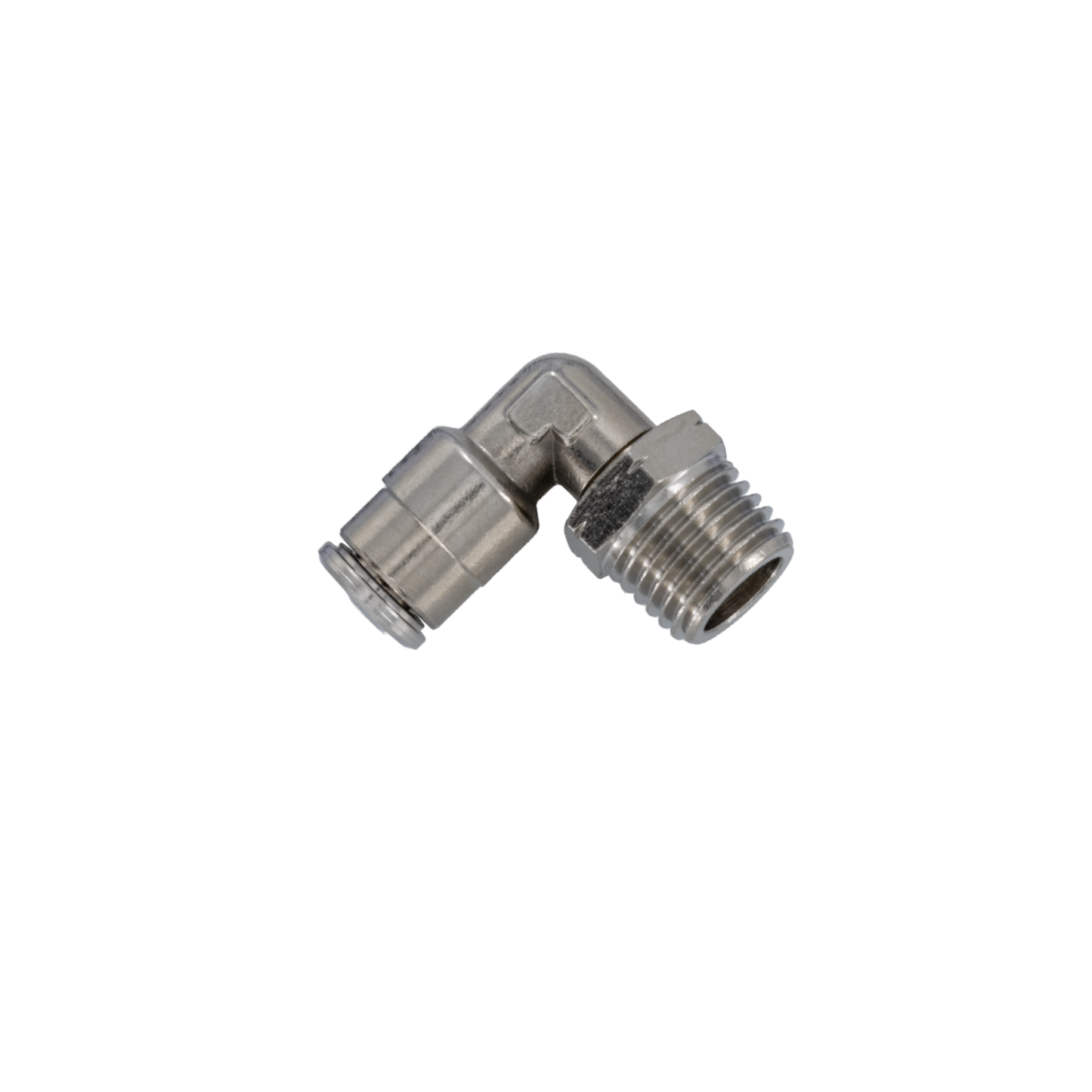 Flo Supply 1/4" Hose to 1/4 NPT" Male Swivel Elbow Fitting