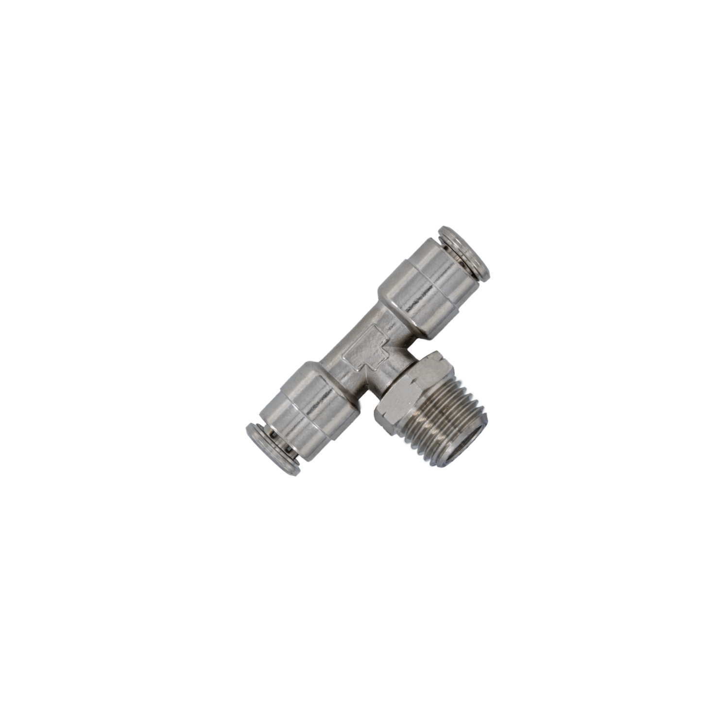 Flo Supply 1/4" Hose to 1/4" Hose 1/8 NPT" Male Branch Tee Fitting