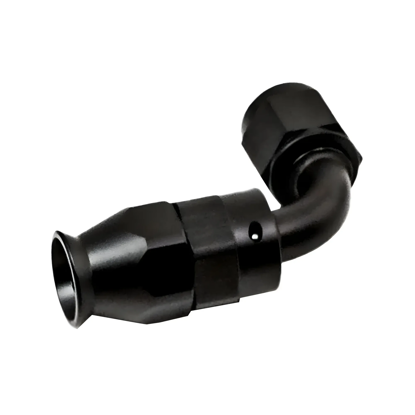 6AN 90° PTFE Hose End - Matte Black