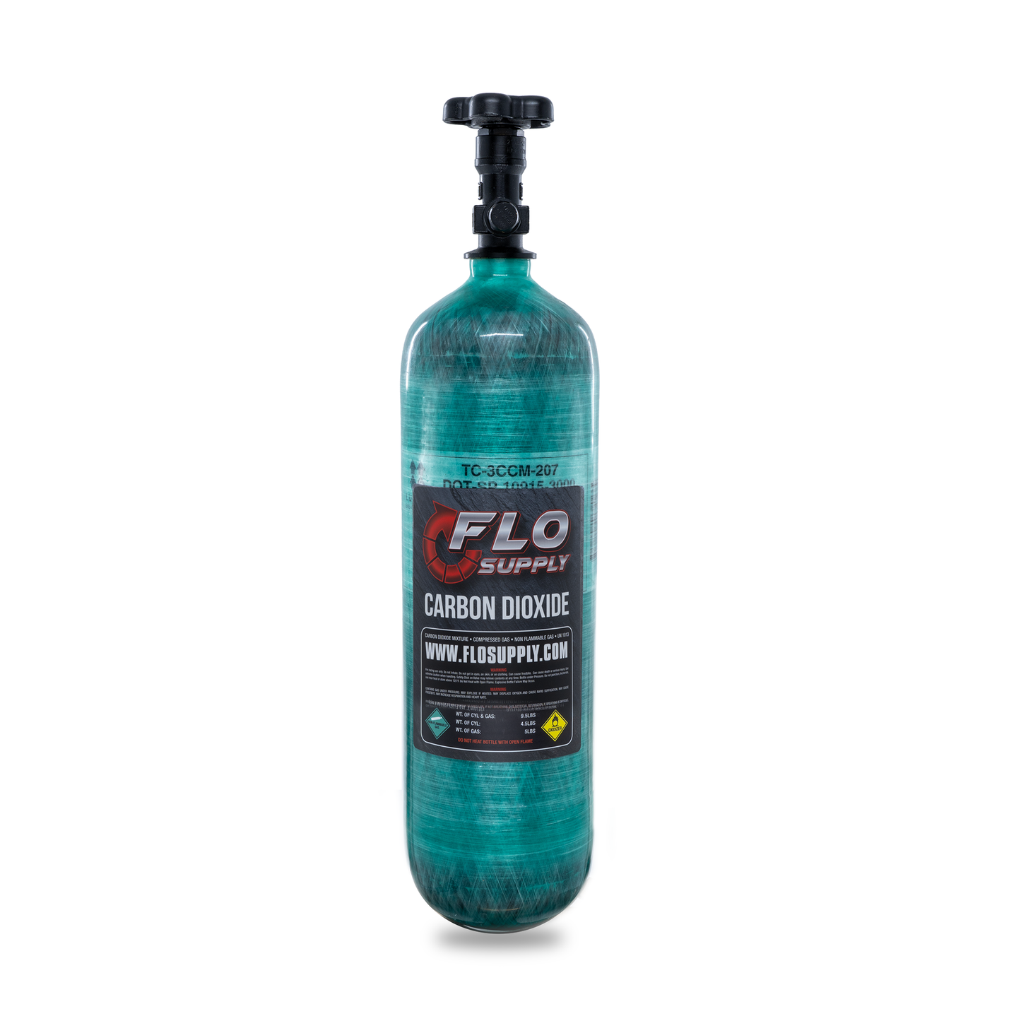 4.5lb Composite C02 Bottle & Regulator Bundle